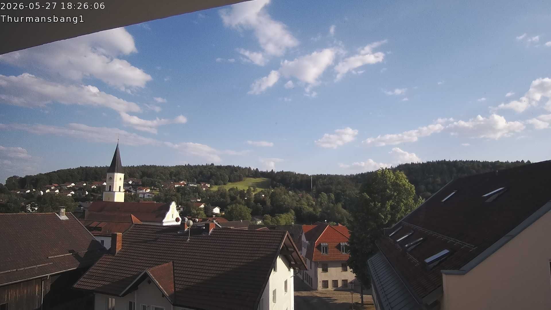 Archiv Foto Webcam Blick auf Thurmansbang im Bayerischen Wald