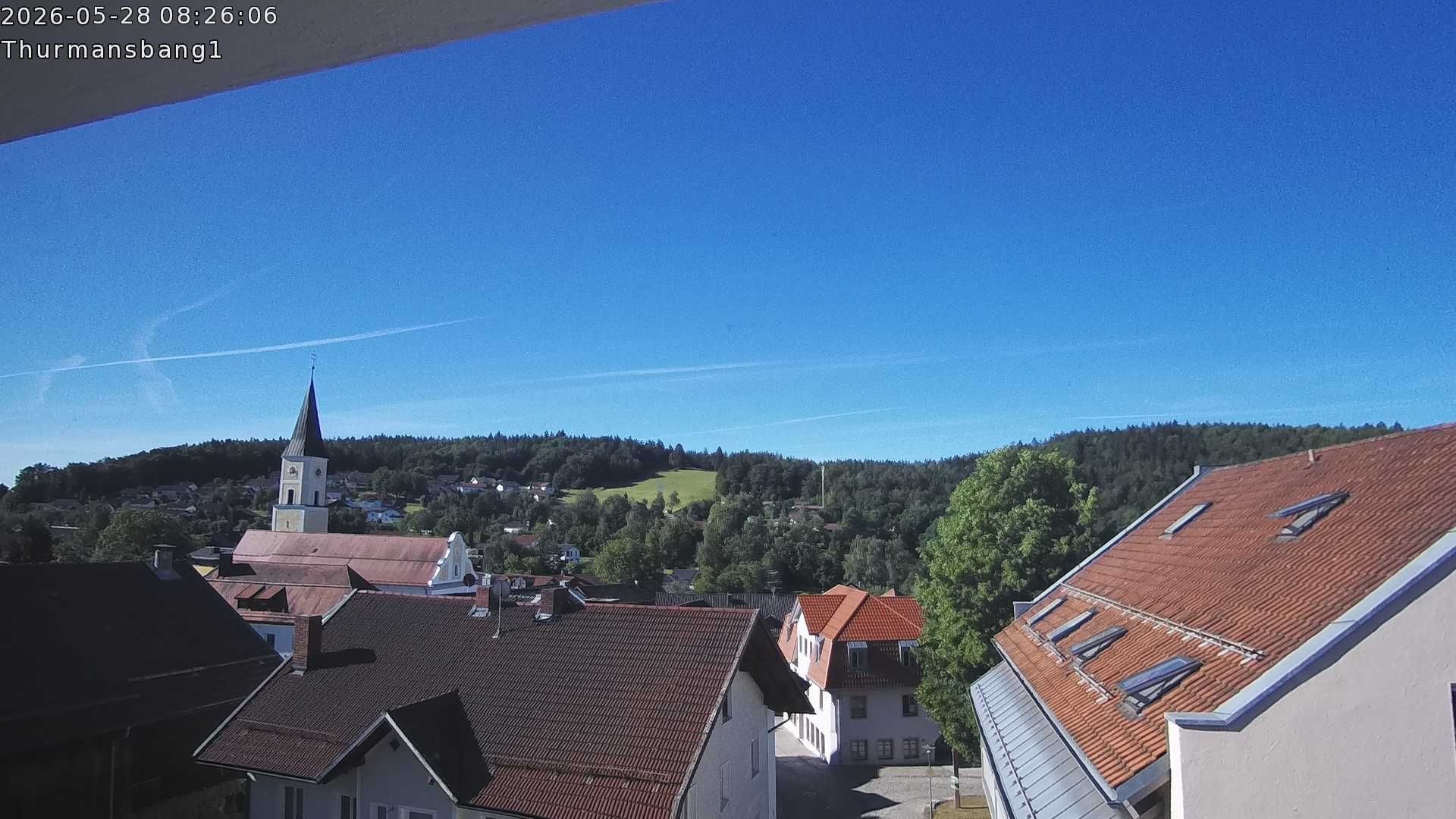 Archiv Foto Webcam Blick auf Thurmansbang im Bayerischen Wald