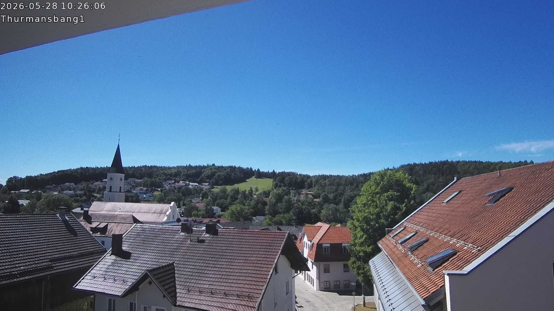 Archiv Foto Webcam Blick auf Thurmansbang im Bayerischen Wald