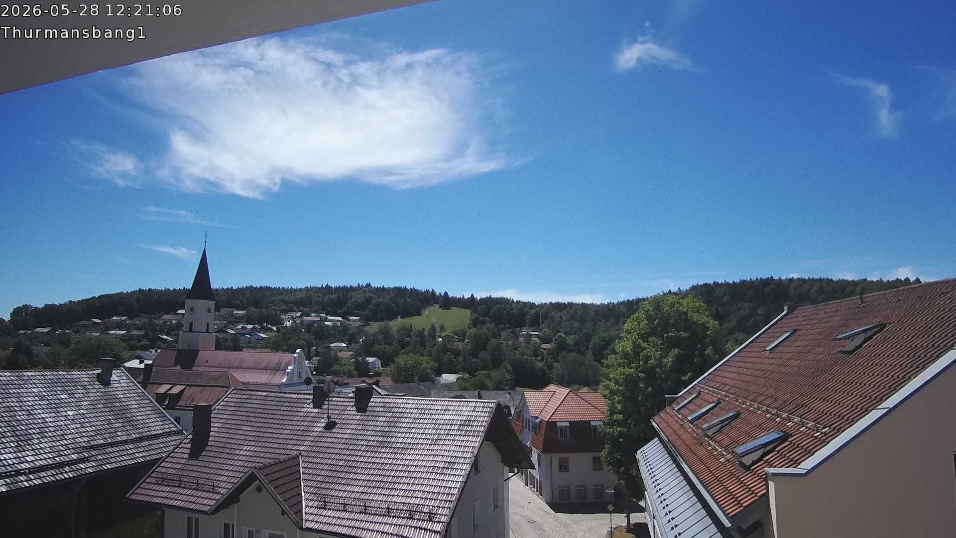 Archiv Foto Webcam Blick auf Thurmansbang im Bayerischen Wald