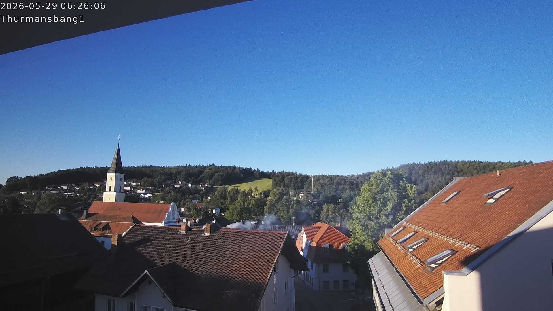 Archiv Foto Webcam Blick auf Thurmansbang im Bayerischen Wald