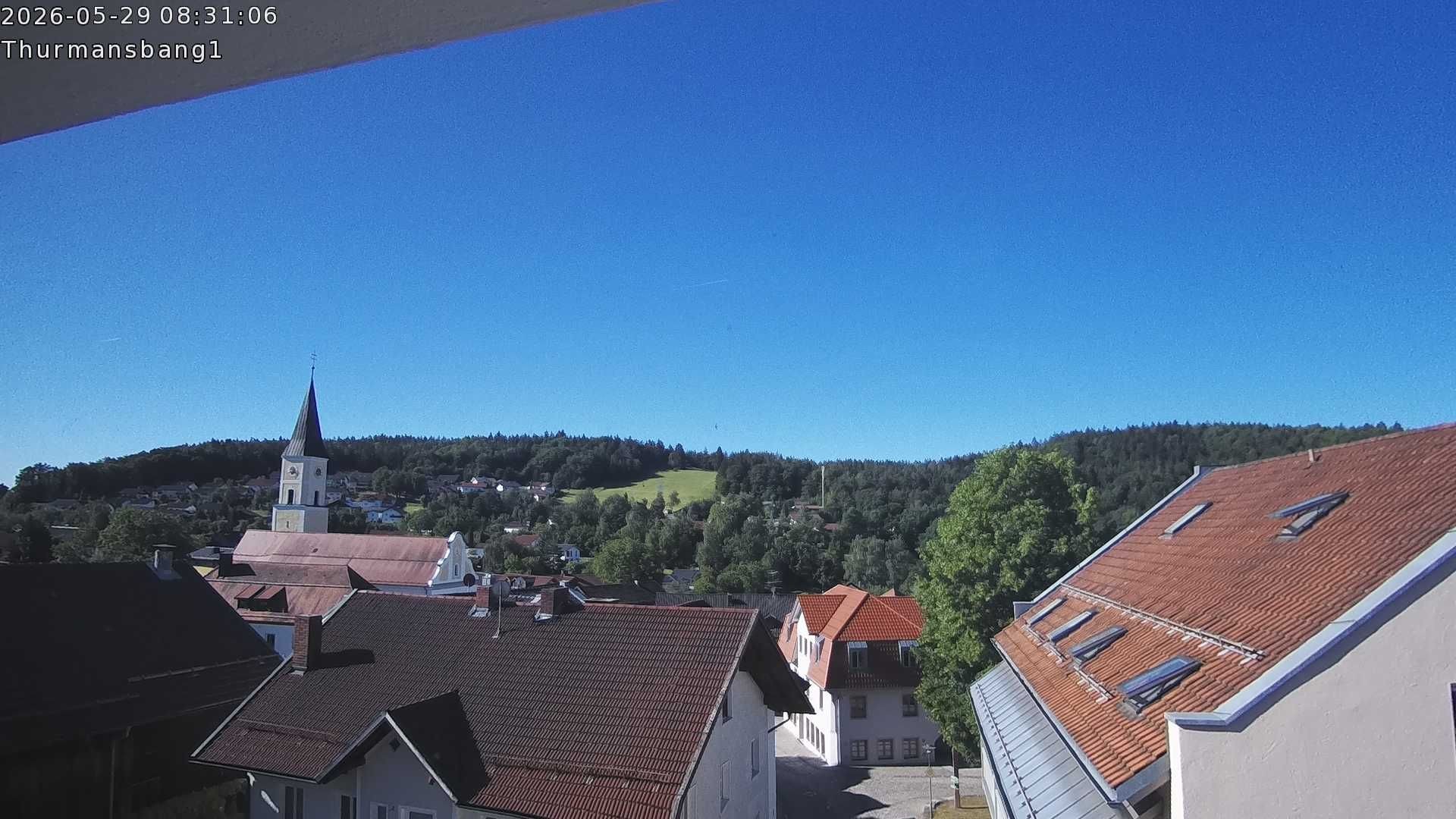 Archiv Foto Webcam Blick auf Thurmansbang im Bayerischen Wald