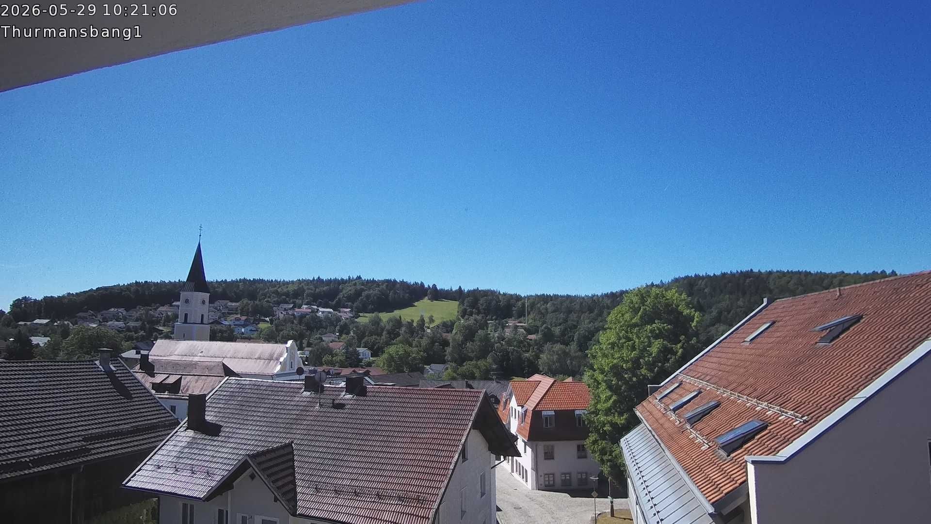 Archiv Foto Webcam Blick auf Thurmansbang im Bayerischen Wald