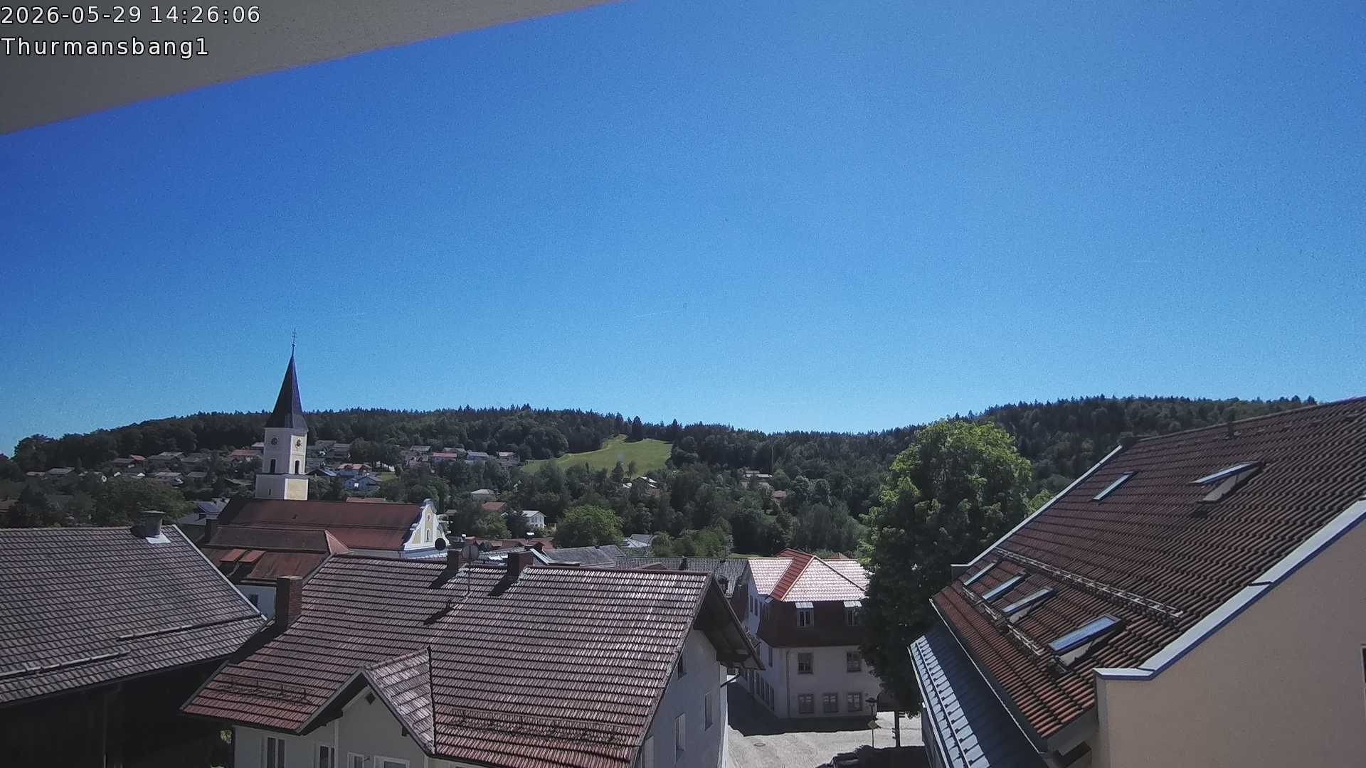Archiv Foto Webcam Blick auf Thurmansbang im Bayerischen Wald