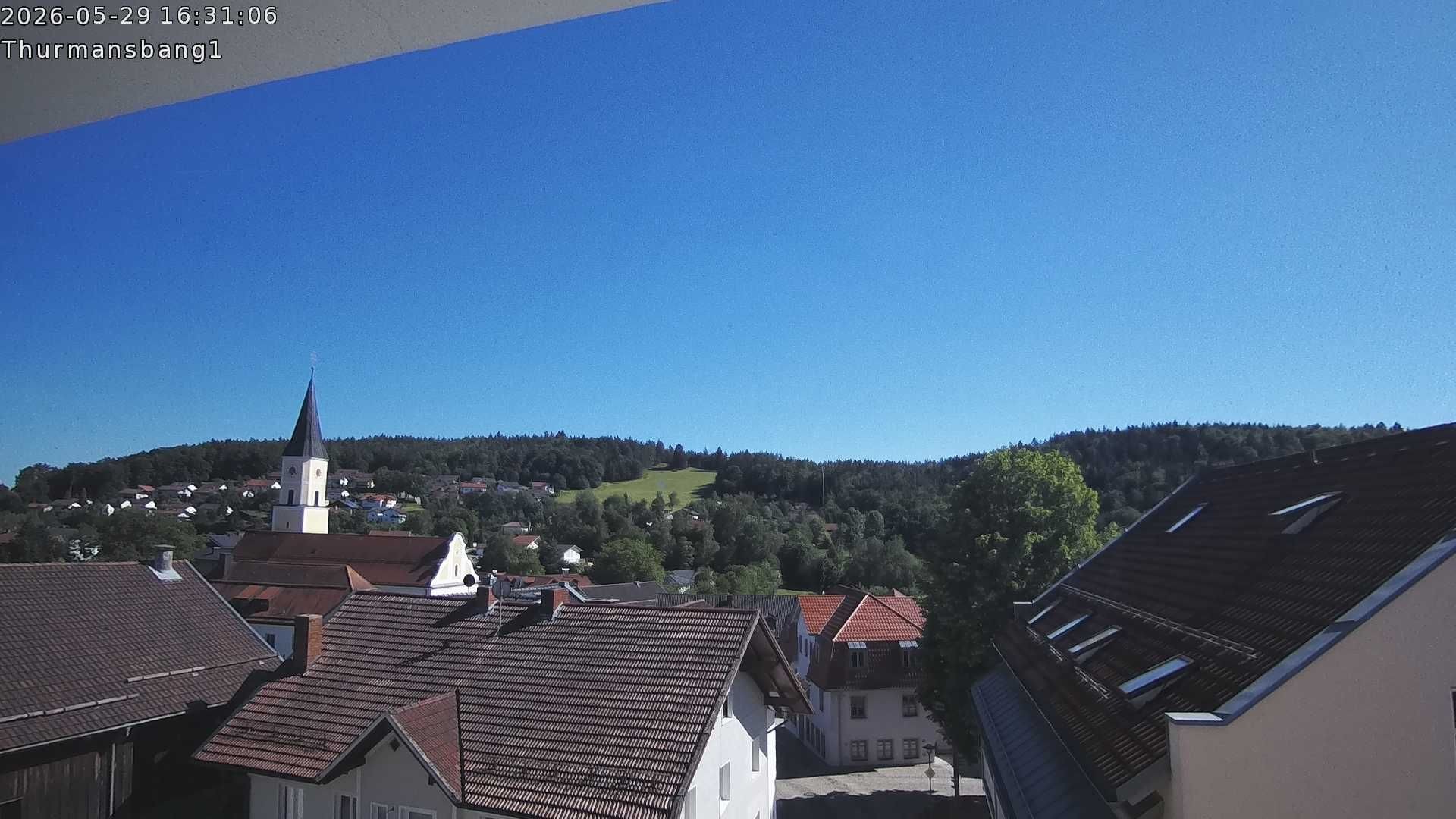 Archiv Foto Webcam Blick auf Thurmansbang im Bayerischen Wald