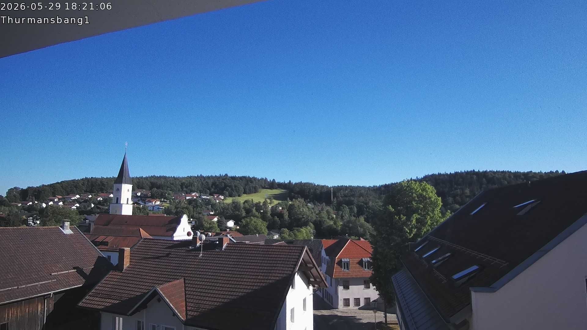 Archiv Foto Webcam Blick auf Thurmansbang im Bayerischen Wald