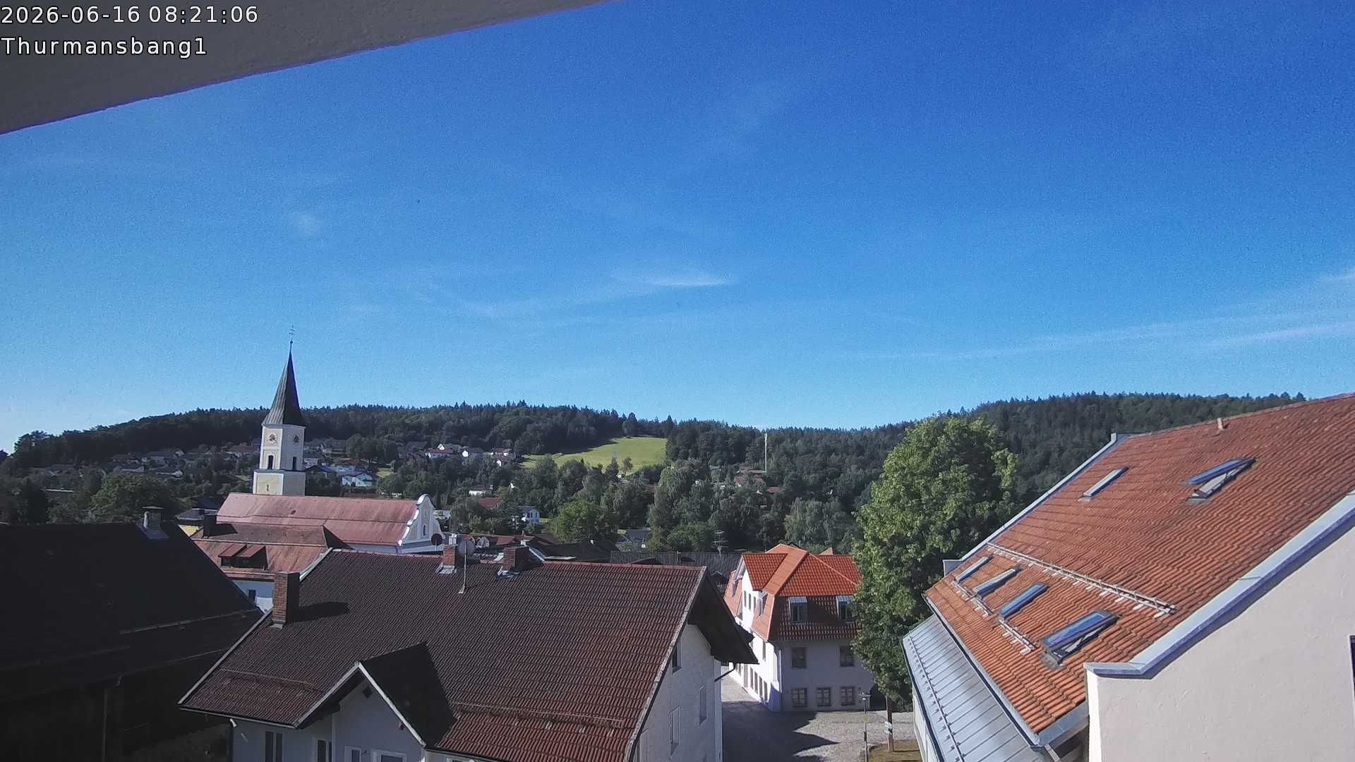 Archiv Foto Webcam Blick auf Thurmansbang im Bayerischen Wald