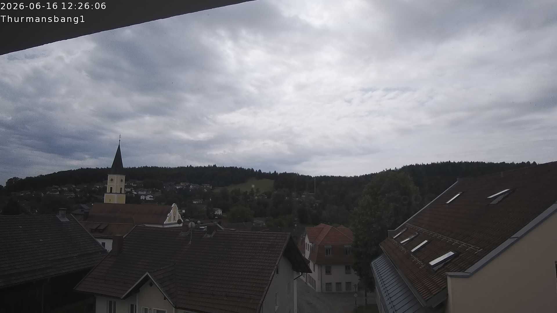 Archiv Foto Webcam Blick auf Thurmansbang im Bayerischen Wald