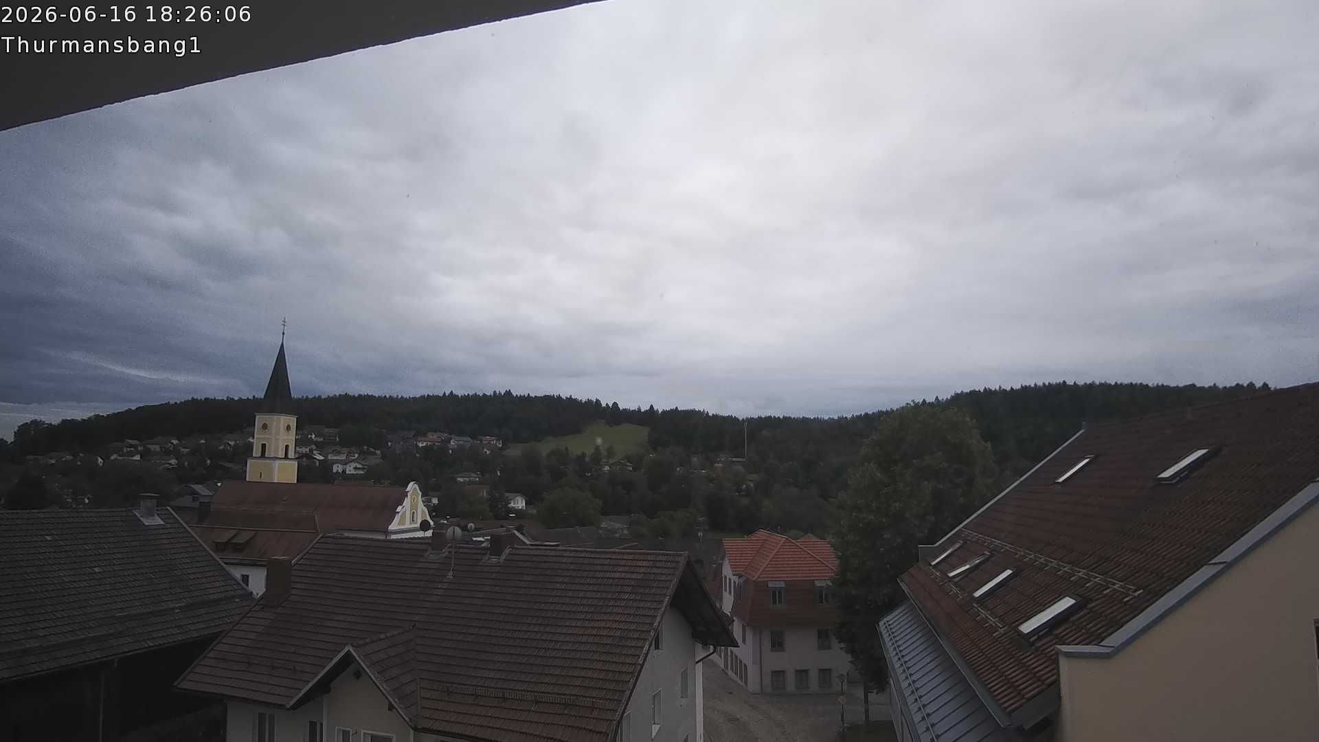 Archiv Foto Webcam Blick auf Thurmansbang im Bayerischen Wald