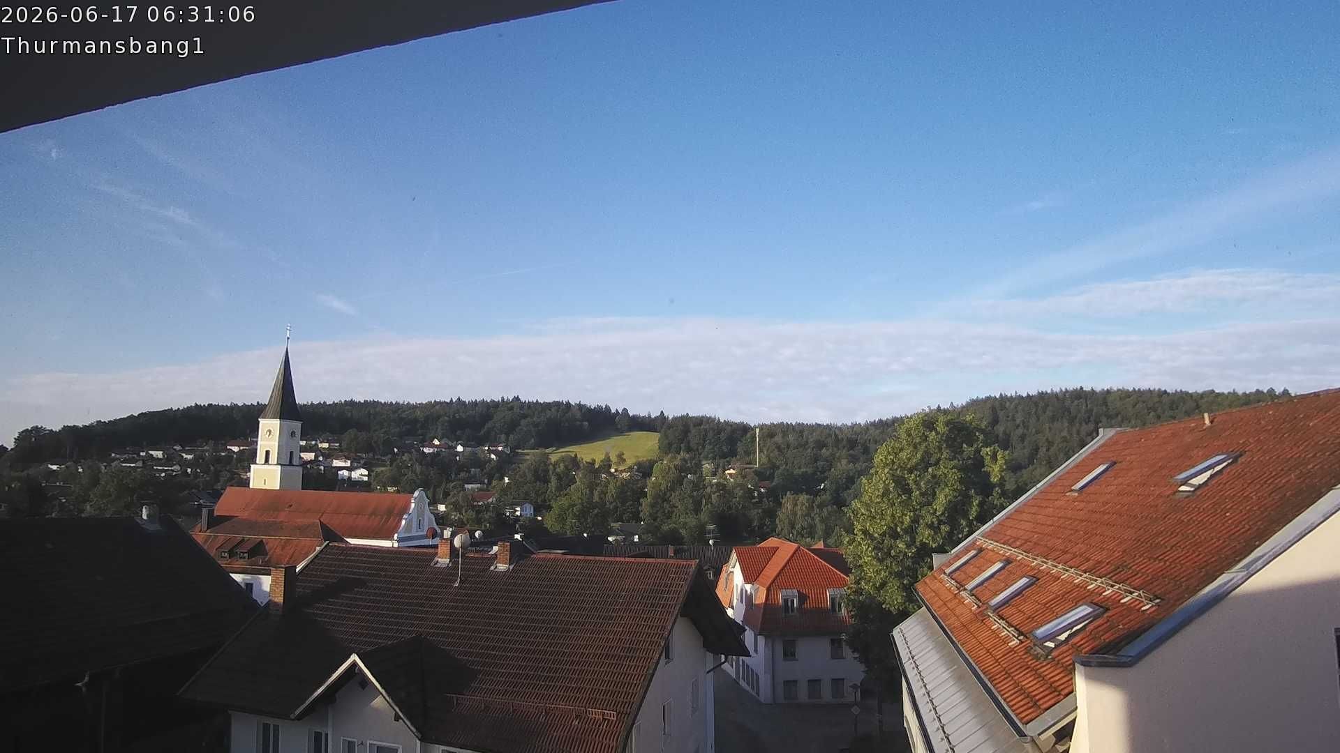 Archived image Webcam Thurmansbang village