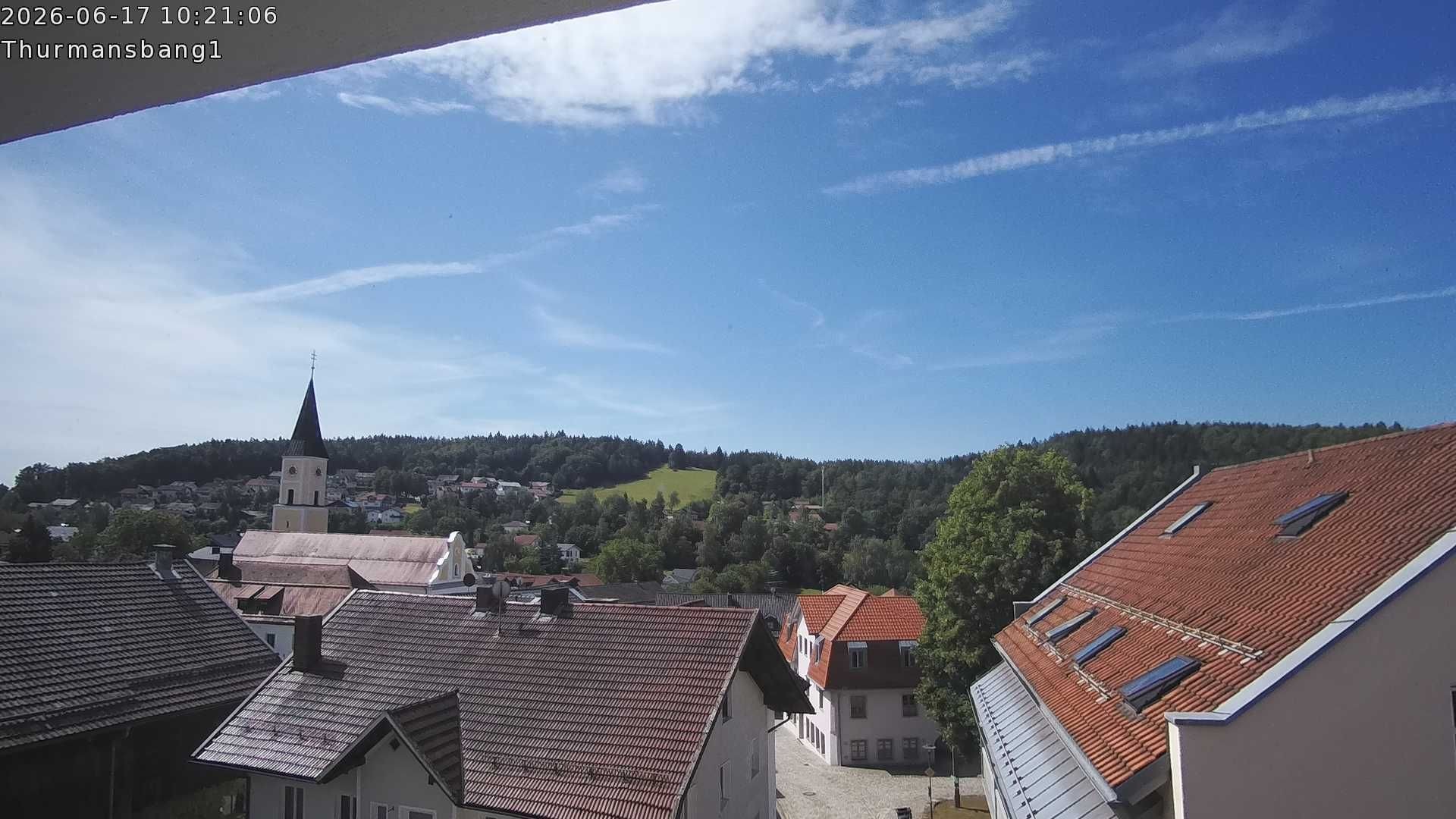 Archived image Webcam Thurmansbang village