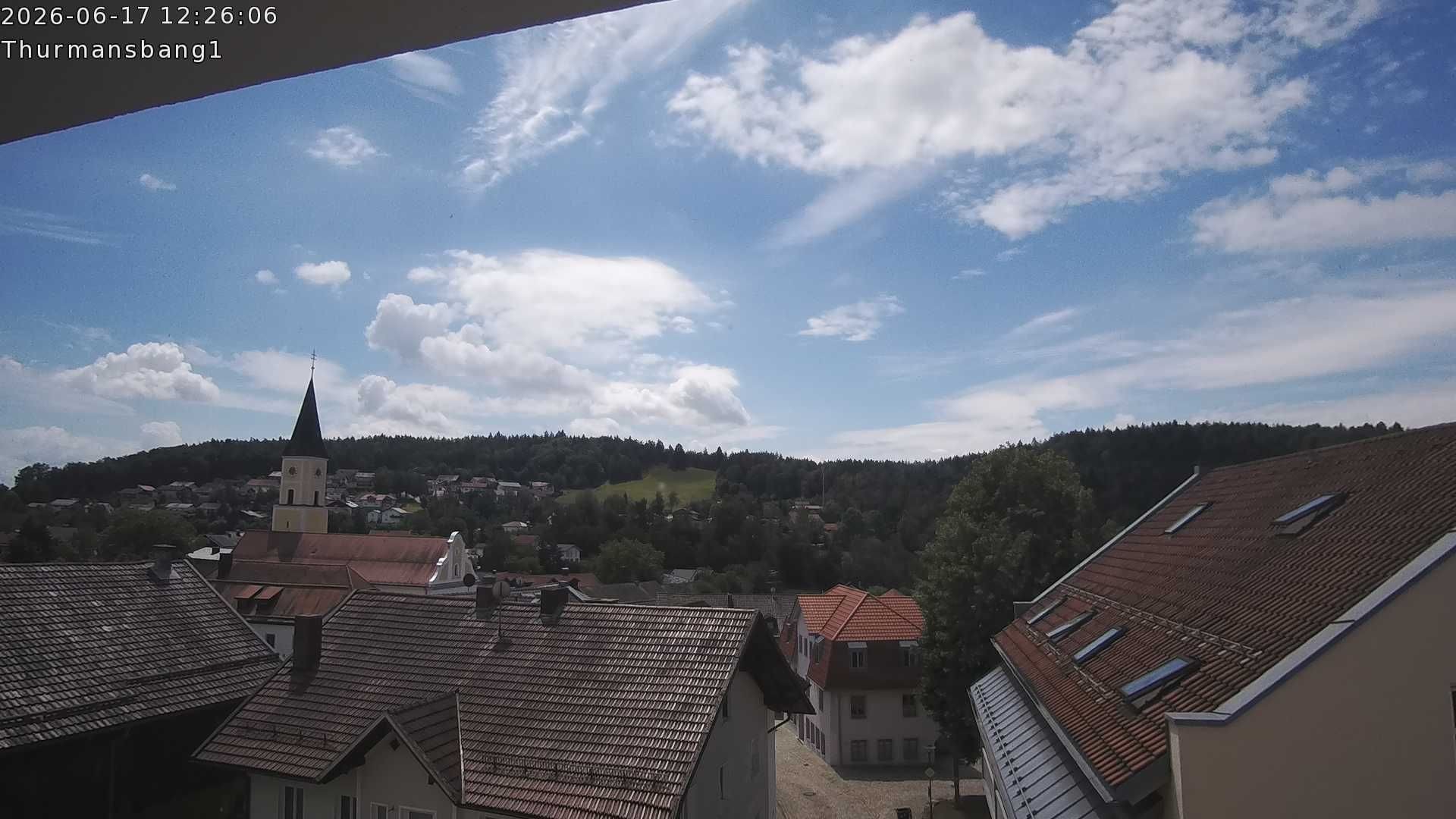 Archived image Webcam Thurmansbang village