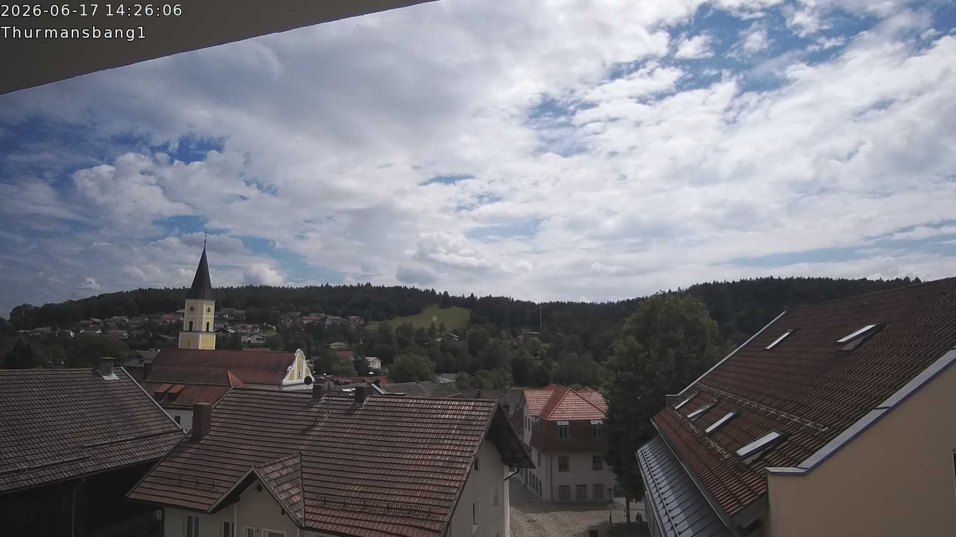 Archived image Webcam Thurmansbang village