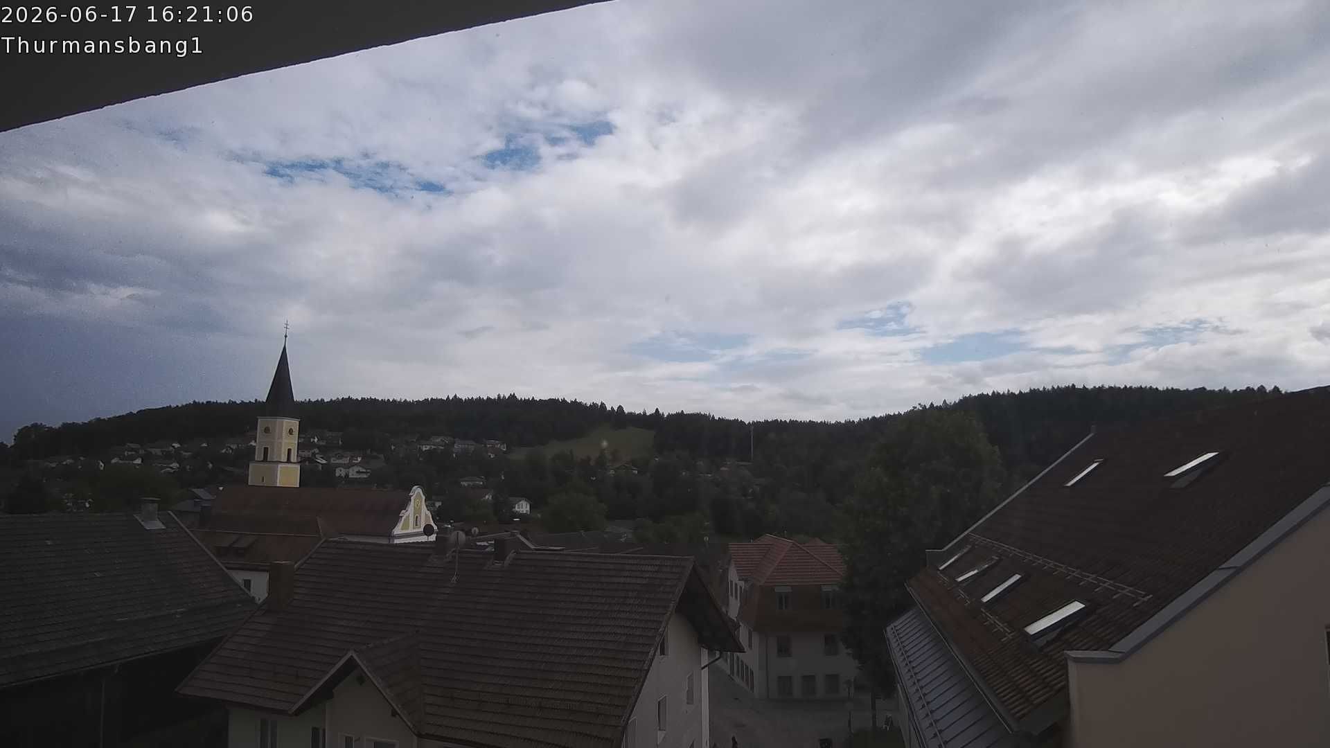 Archived image Webcam Thurmansbang village