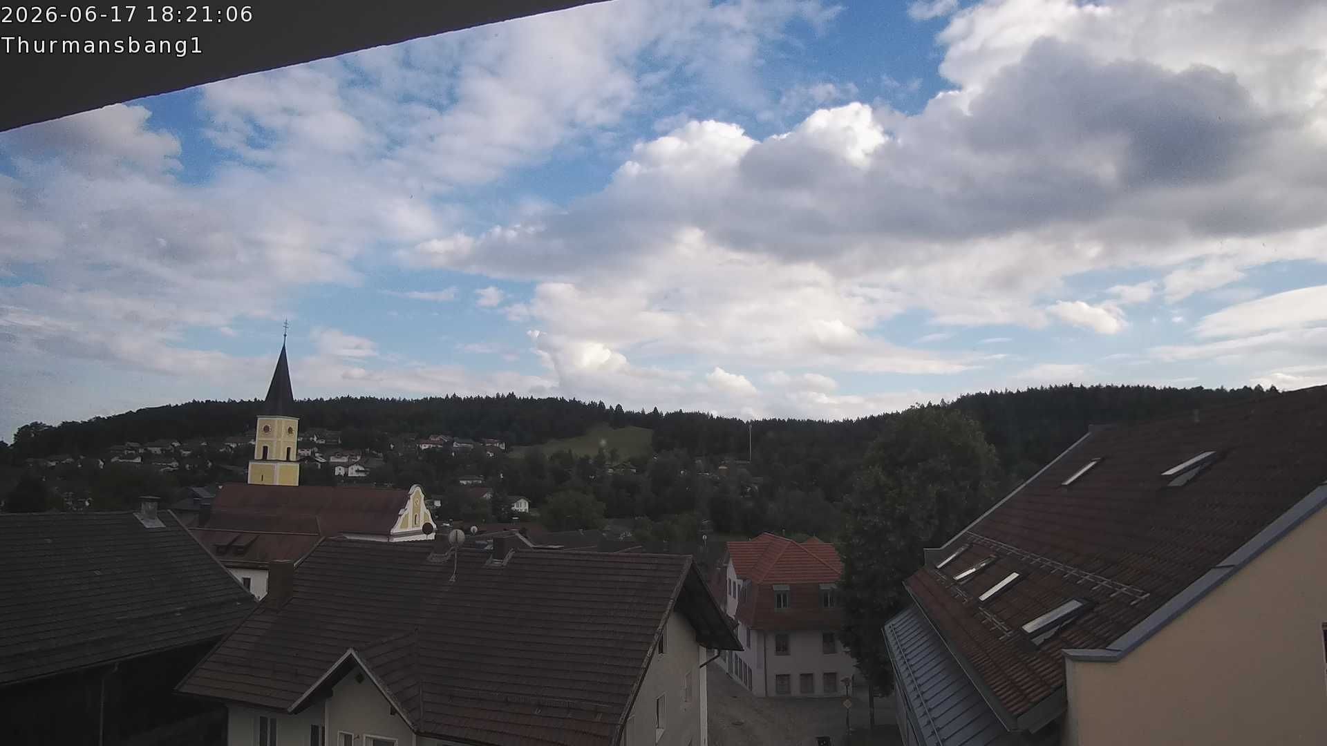 Archived image Webcam Thurmansbang village