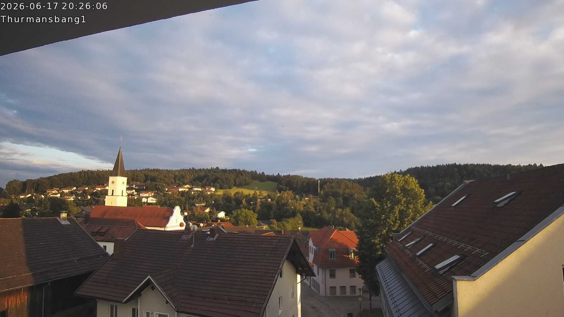 Archiv Foto Webcam Blick auf Thurmansbang im Bayerischen Wald