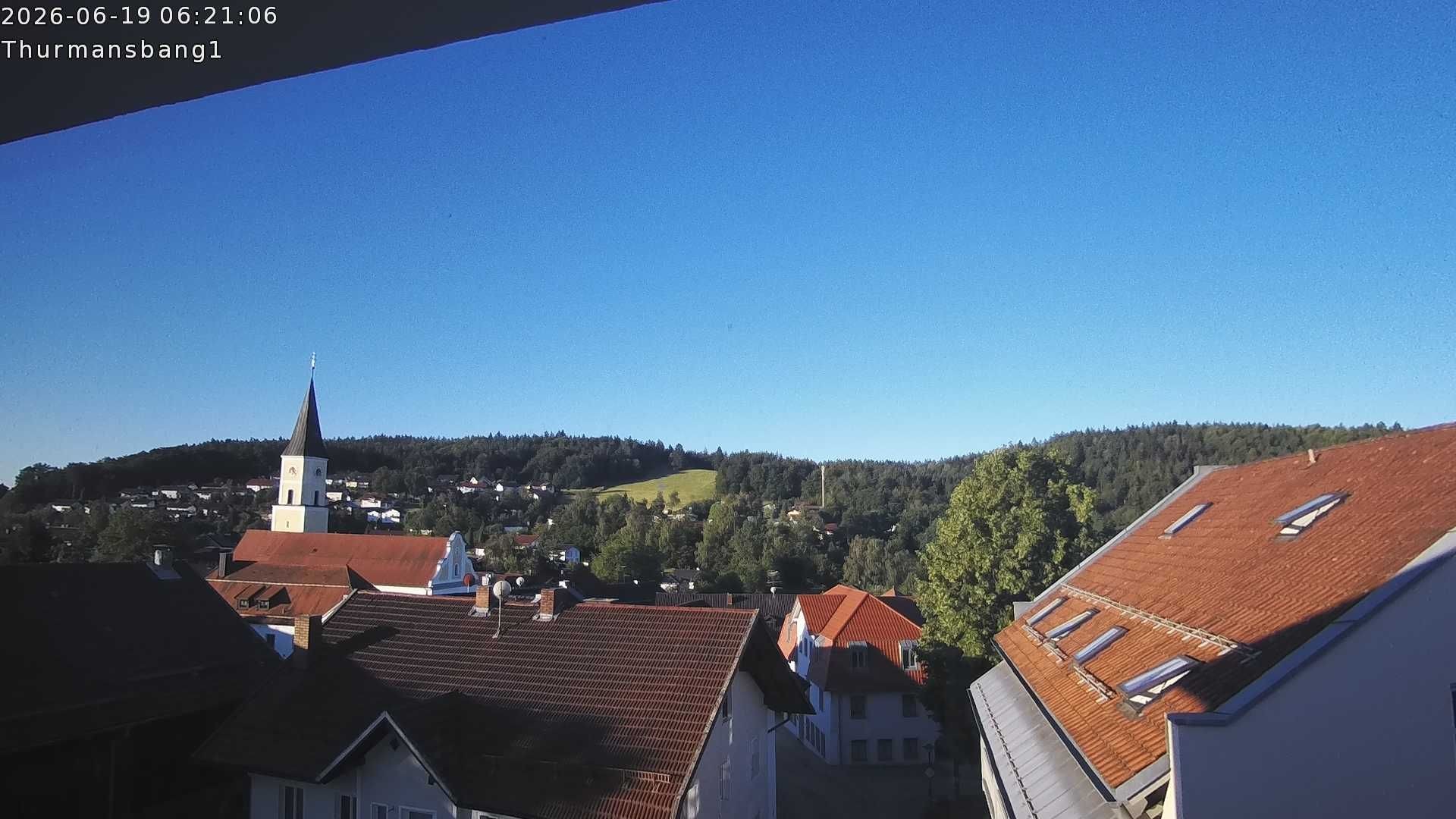 Archived image Webcam Thurmansbang village