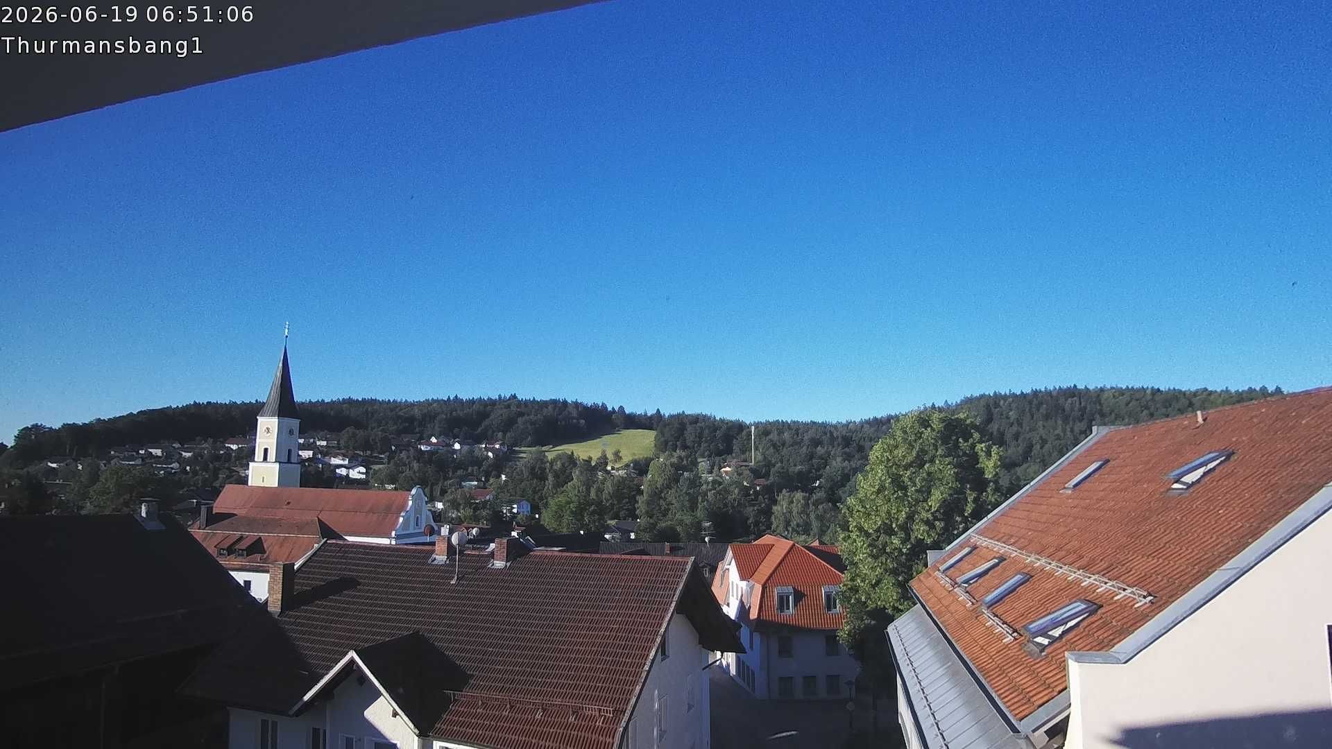Archiv Foto Webcam Blick auf Thurmansbang im Bayerischen Wald