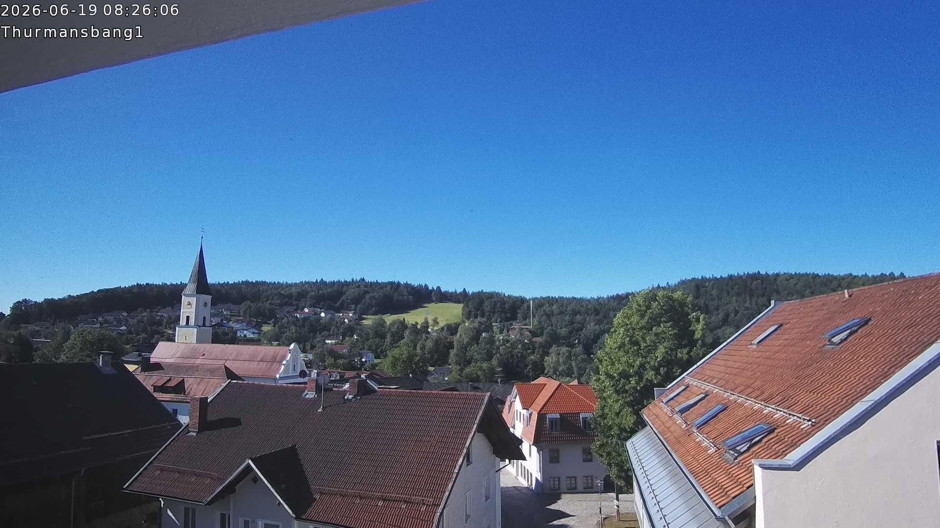 Archiv Foto Webcam Blick auf Thurmansbang im Bayerischen Wald