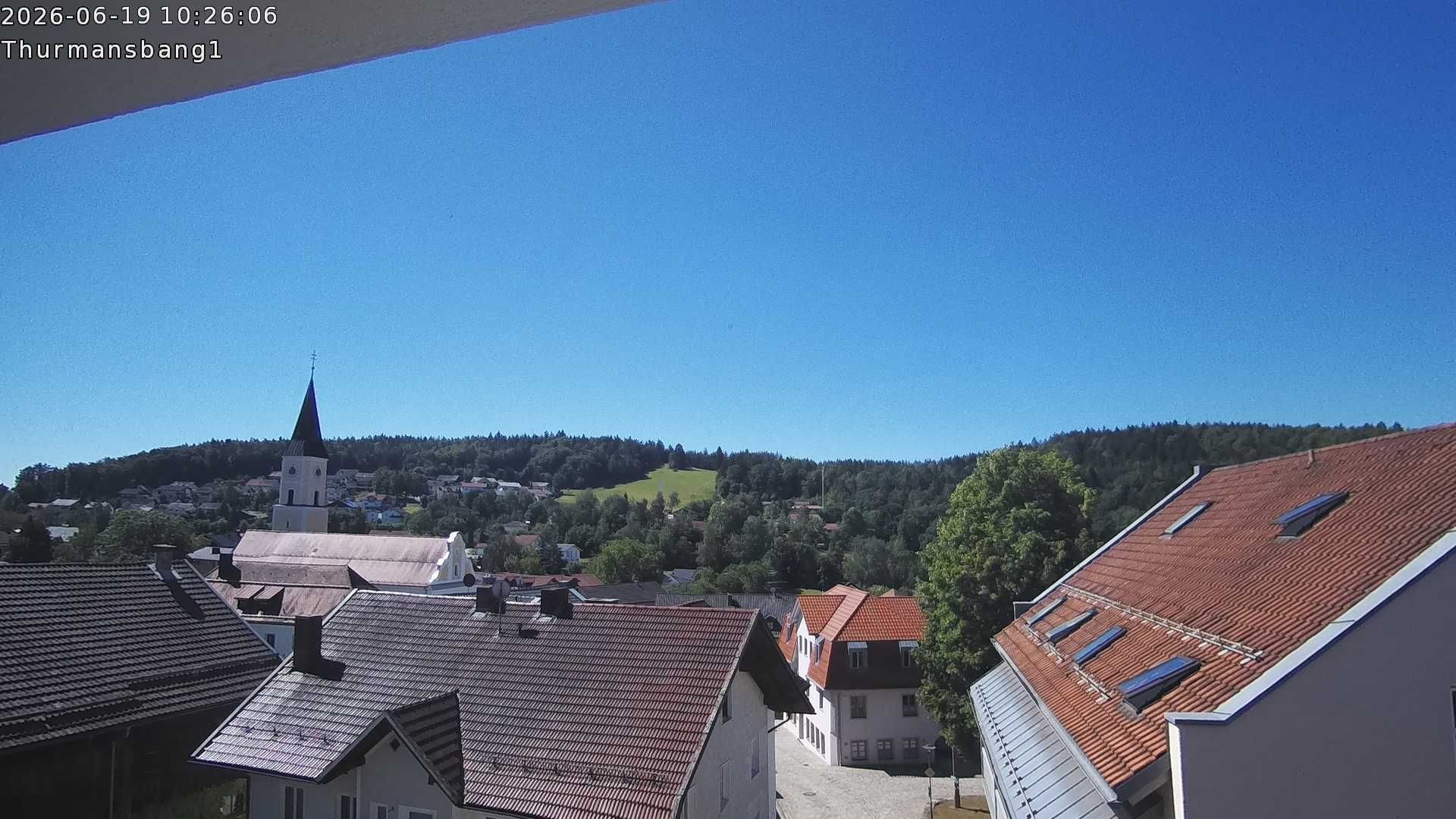 Archived image Webcam Thurmansbang village