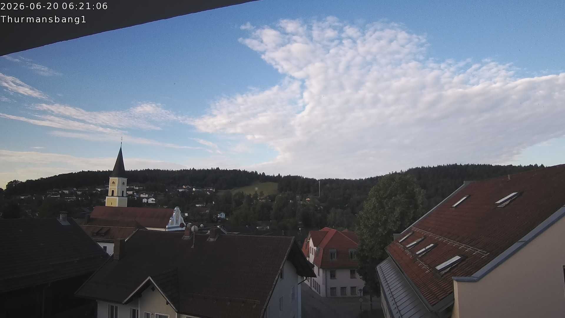 Archiv Foto Webcam Blick auf Thurmansbang im Bayerischen Wald