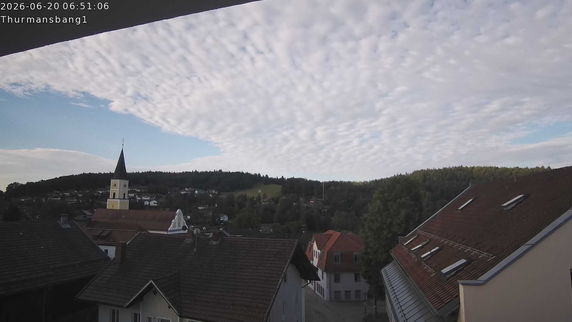 Archiv Foto Webcam Blick auf Thurmansbang im Bayerischen Wald
