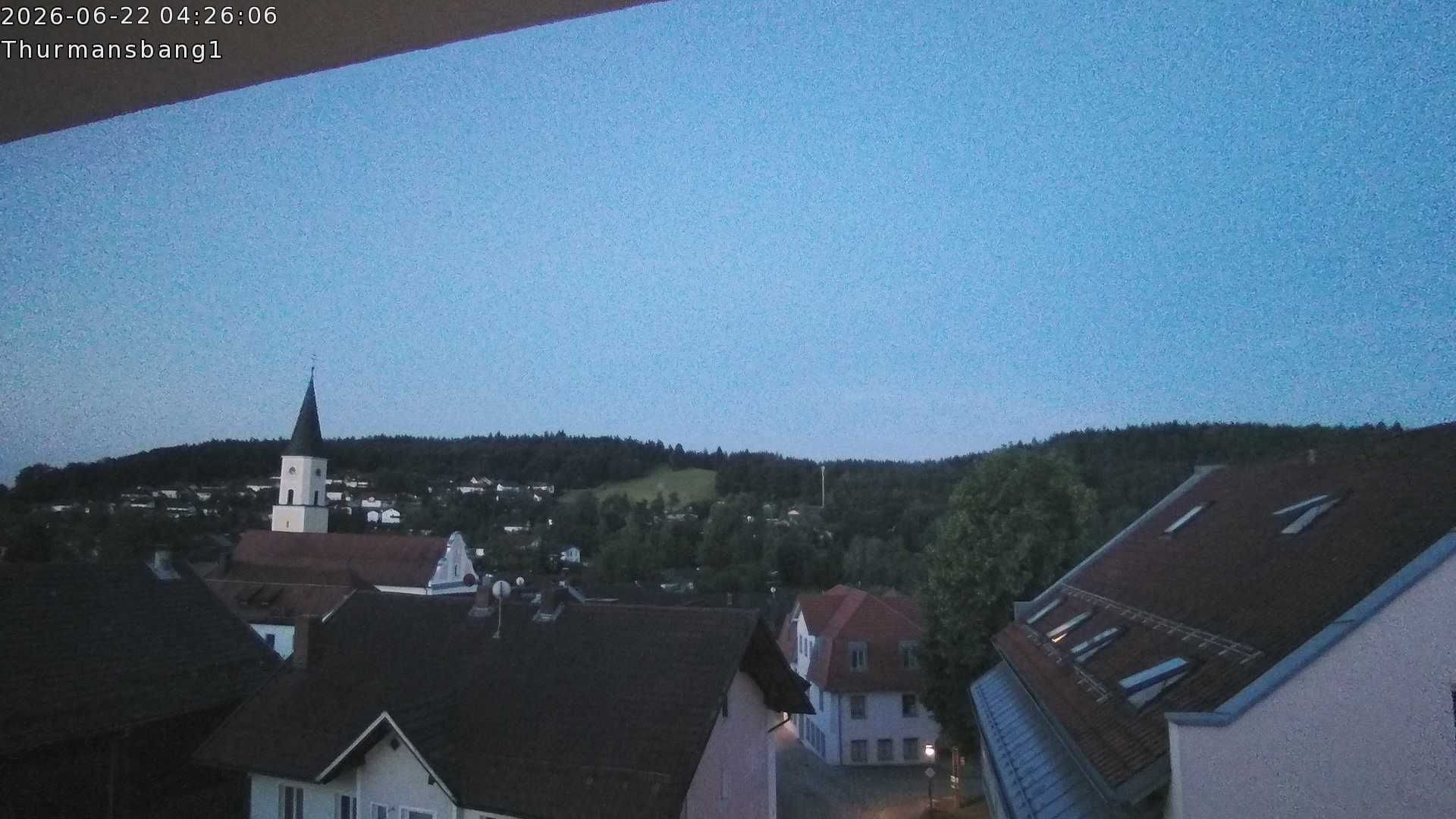 Archived image Webcam Thurmansbang village