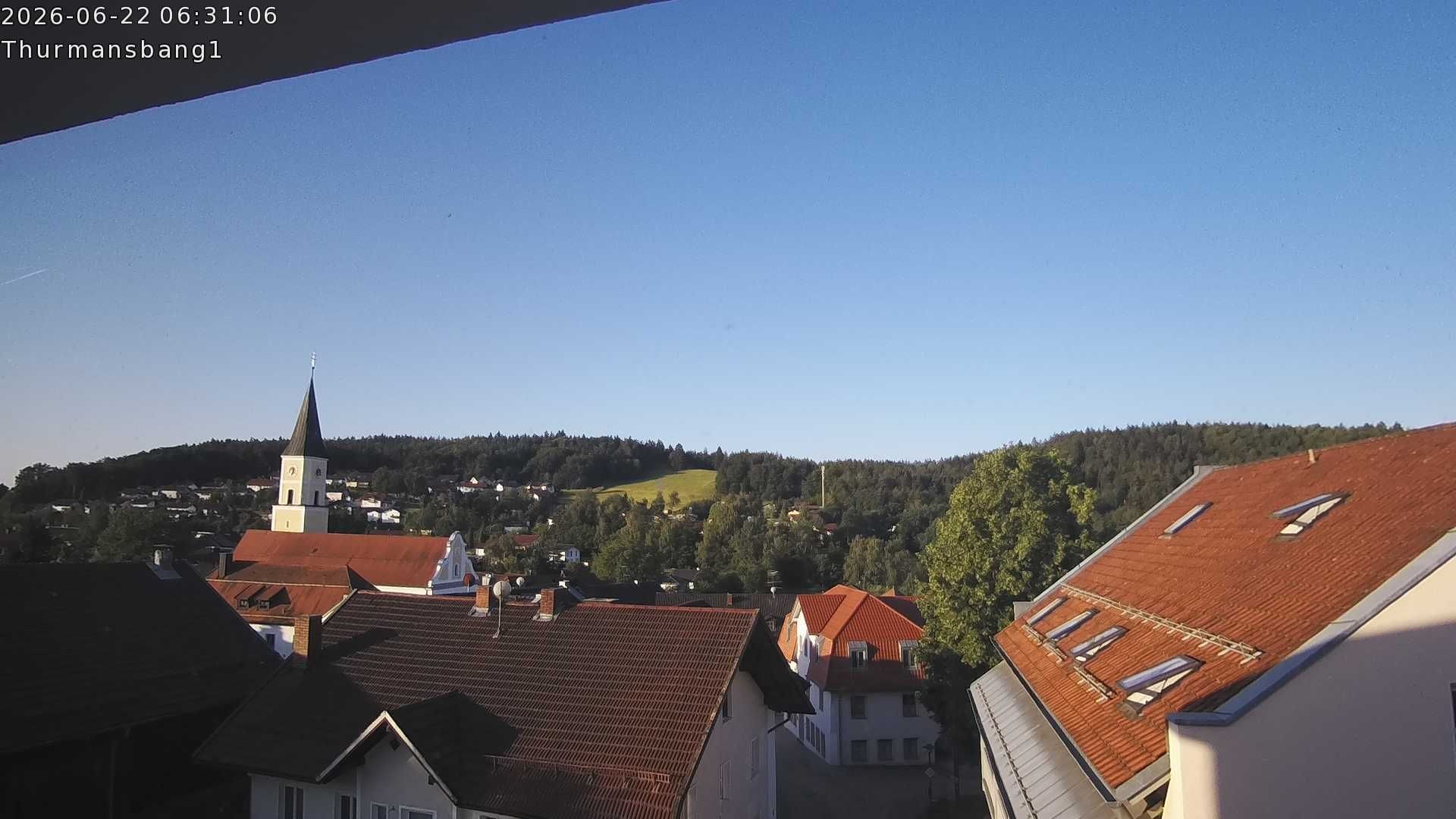 Archived image Webcam Thurmansbang village