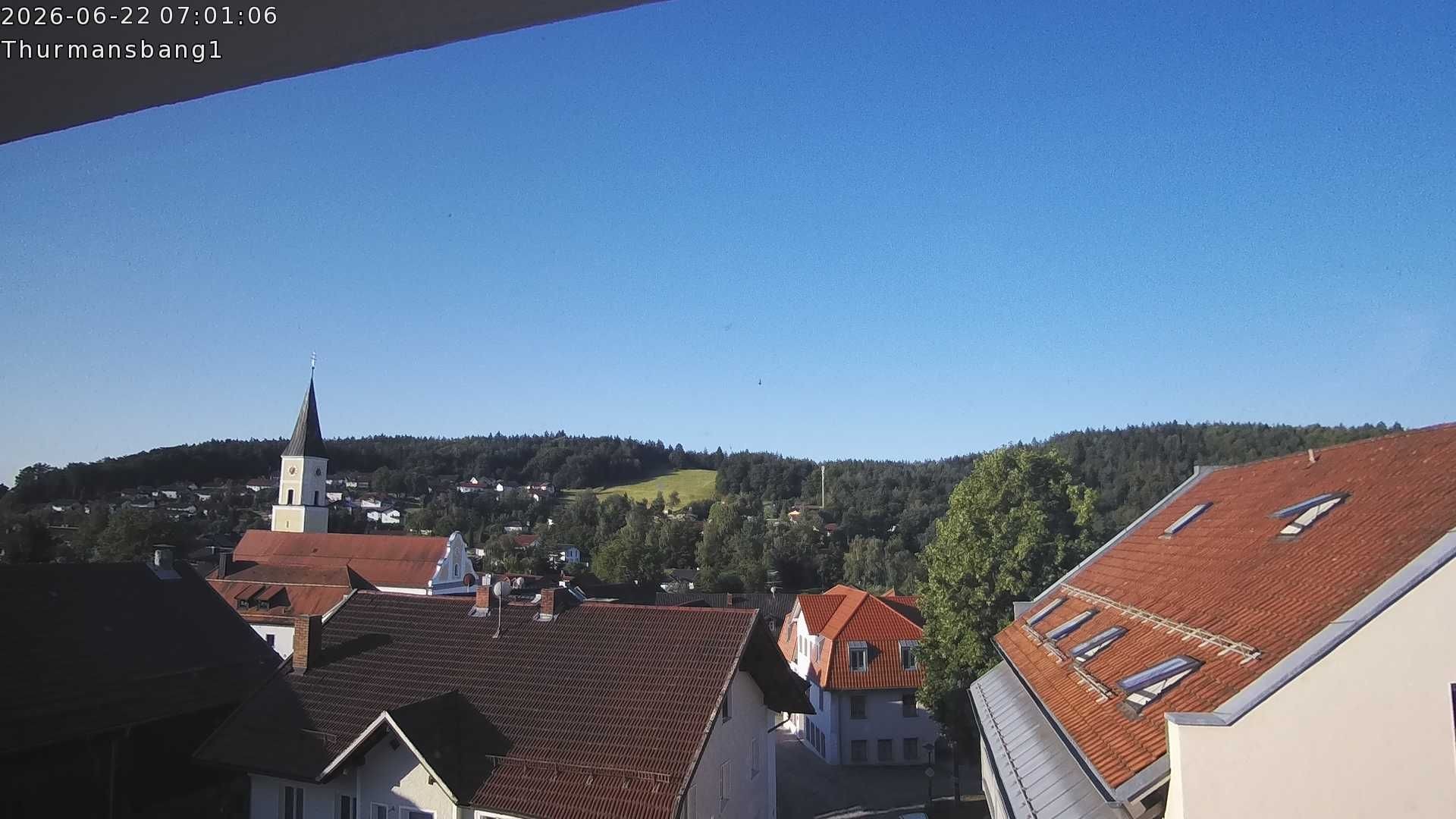 Archived image Webcam Thurmansbang village