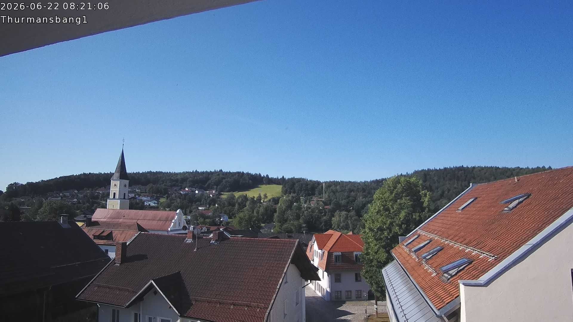 Archived image Webcam Thurmansbang village