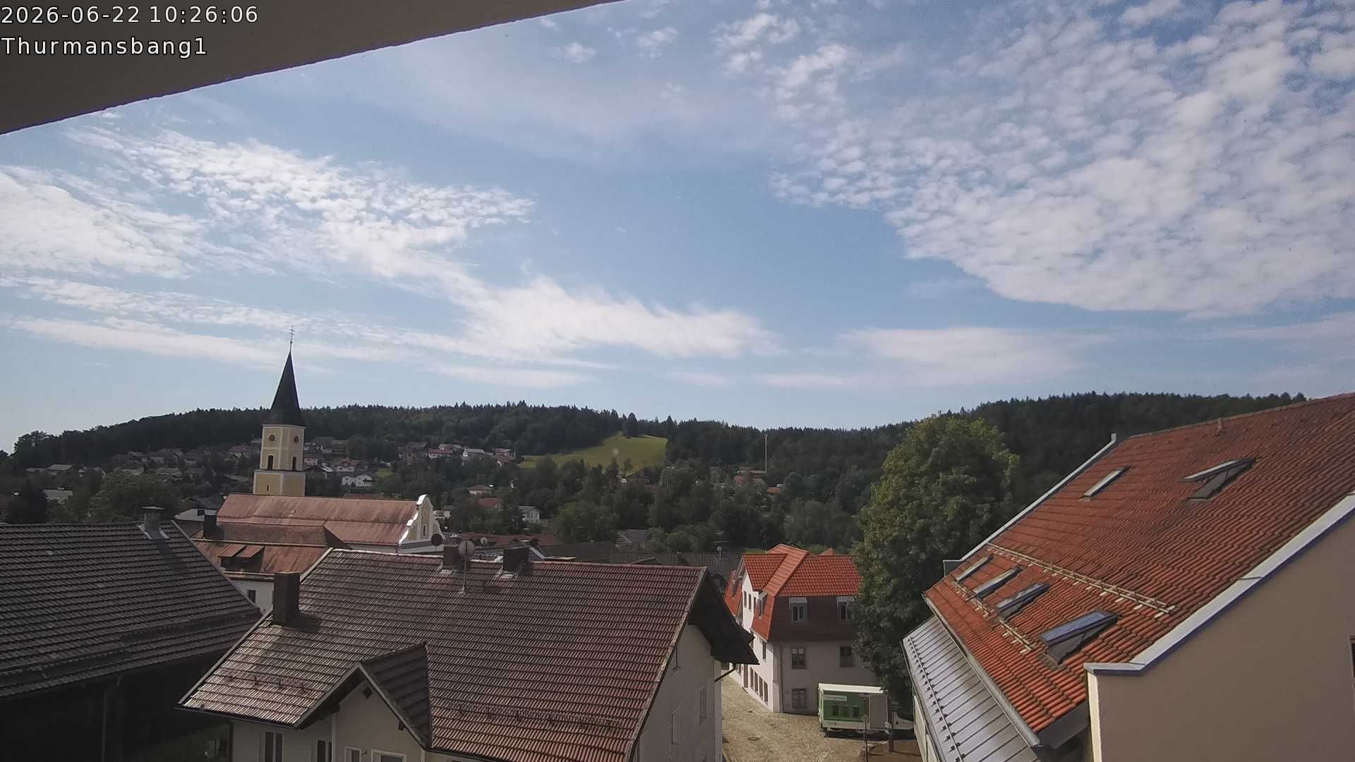Archiv Foto Webcam Blick auf Thurmansbang im Bayerischen Wald
