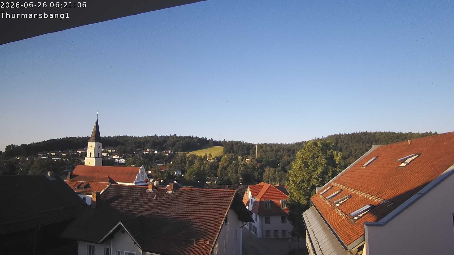 Archiv Foto Webcam Blick auf Thurmansbang im Bayerischen Wald