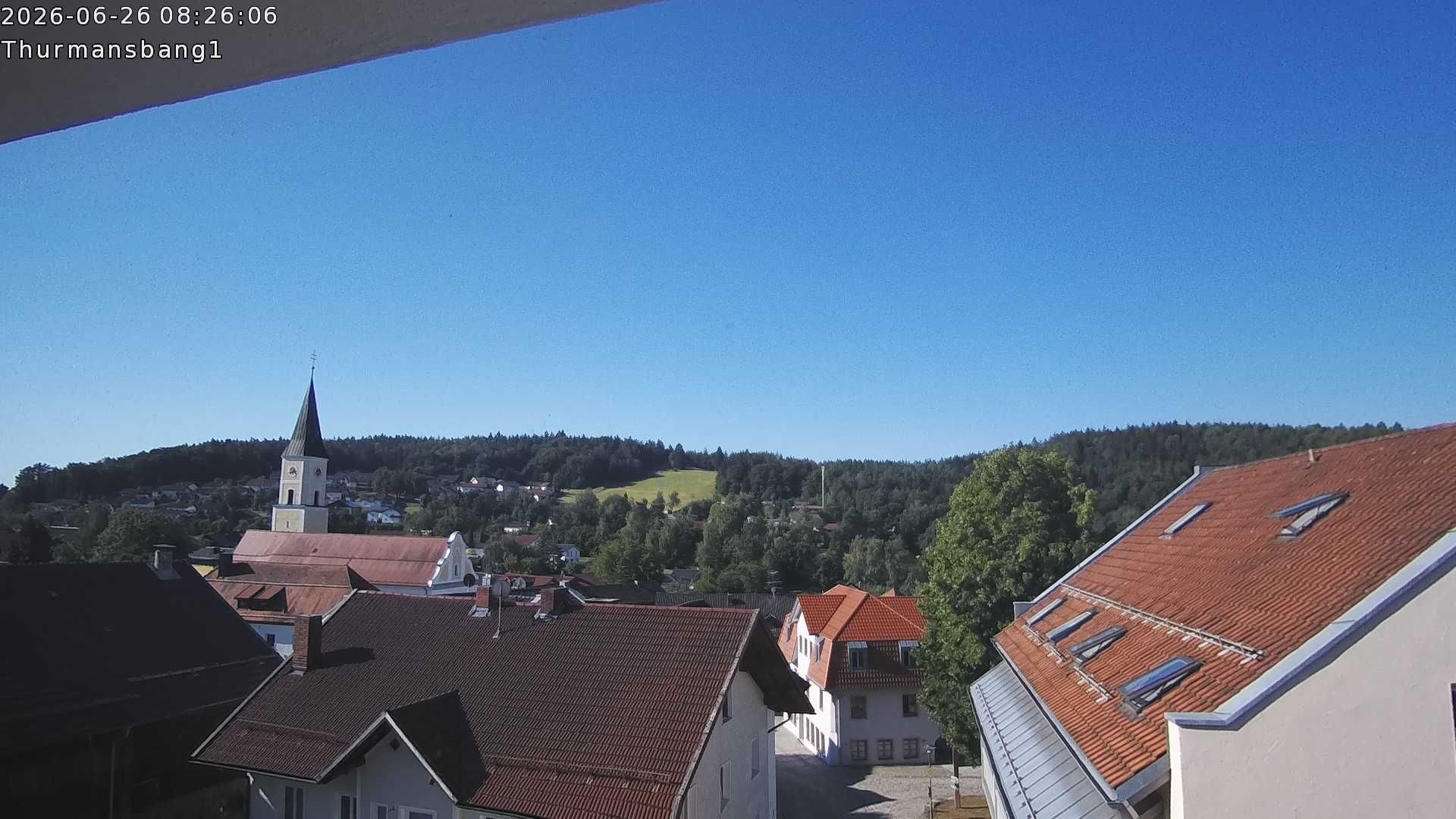 Archiv Foto Webcam Blick auf Thurmansbang im Bayerischen Wald