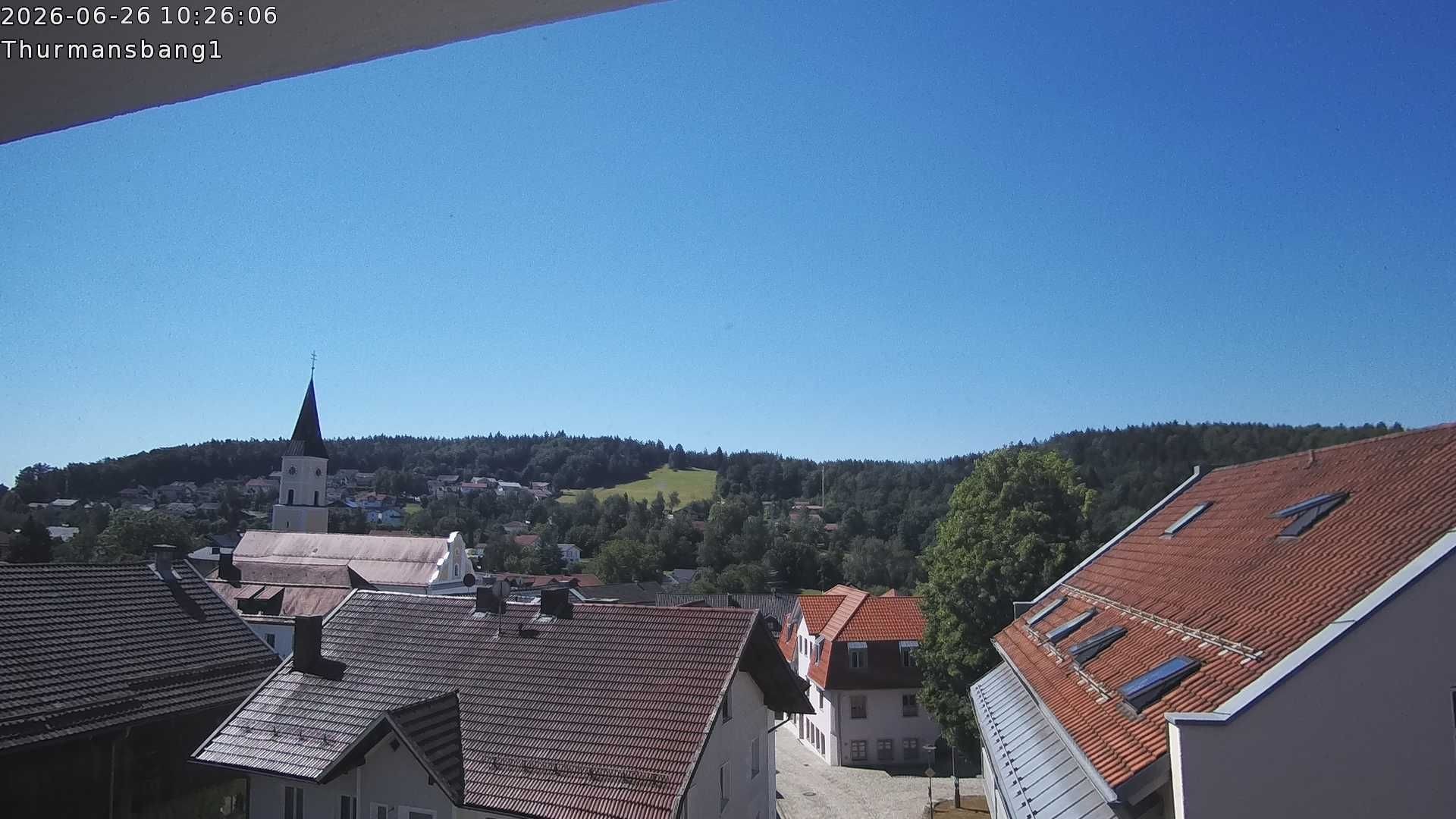 Archiv Foto Webcam Blick auf Thurmansbang im Bayerischen Wald