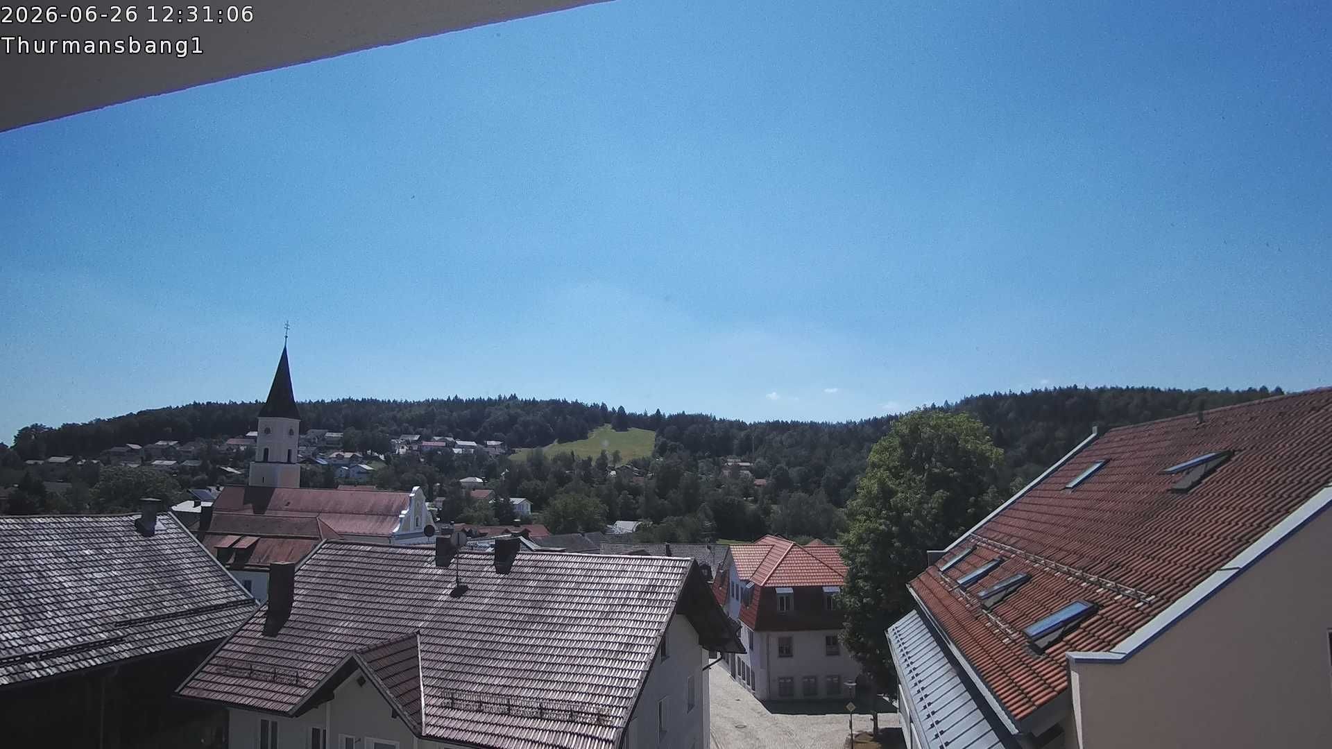 Archiv Foto Webcam Blick auf Thurmansbang im Bayerischen Wald