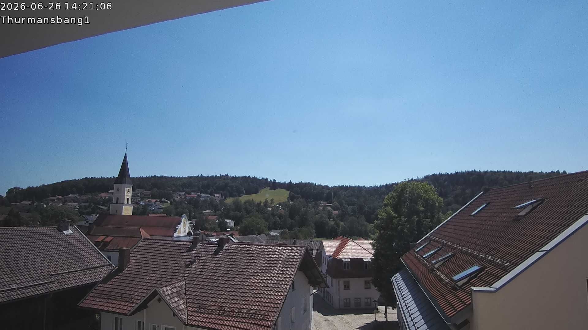Archiv Foto Webcam Blick auf Thurmansbang im Bayerischen Wald