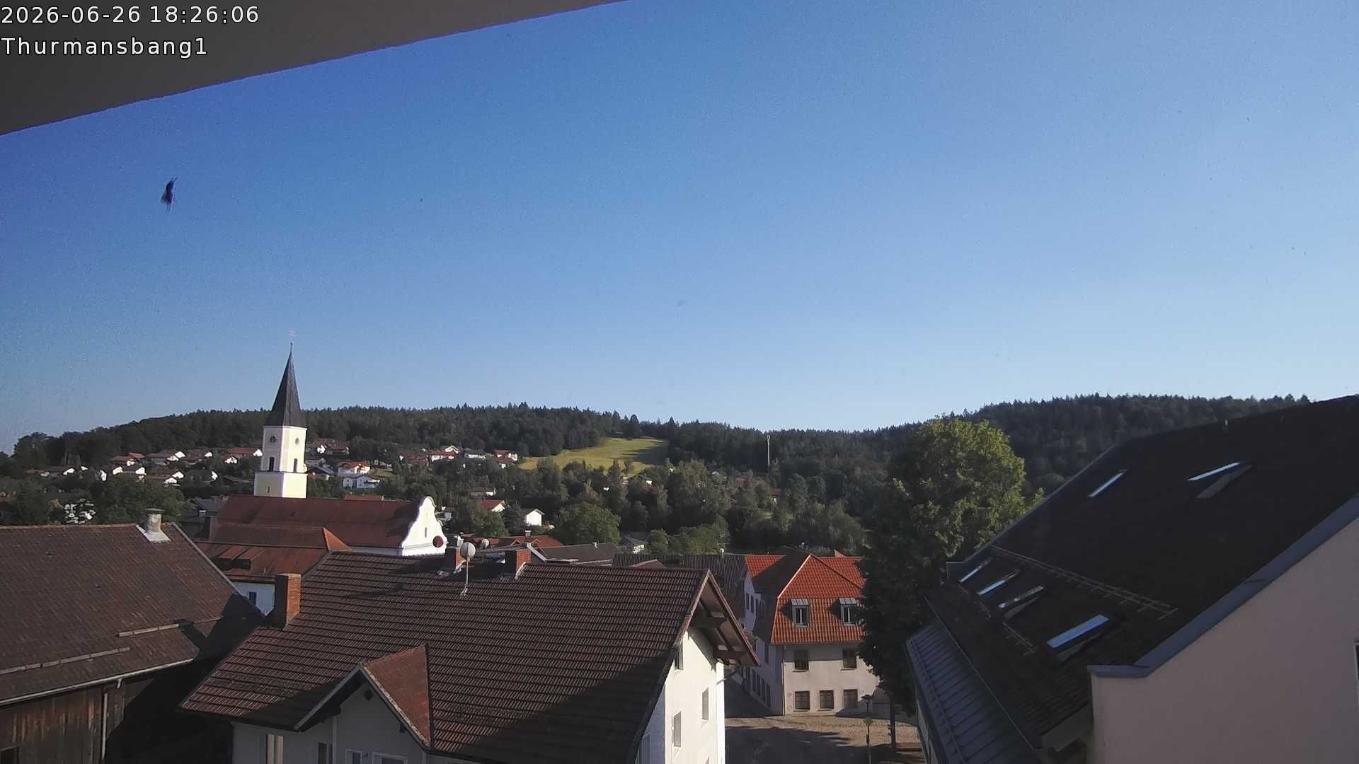 Archiv Foto Webcam Blick auf Thurmansbang im Bayerischen Wald