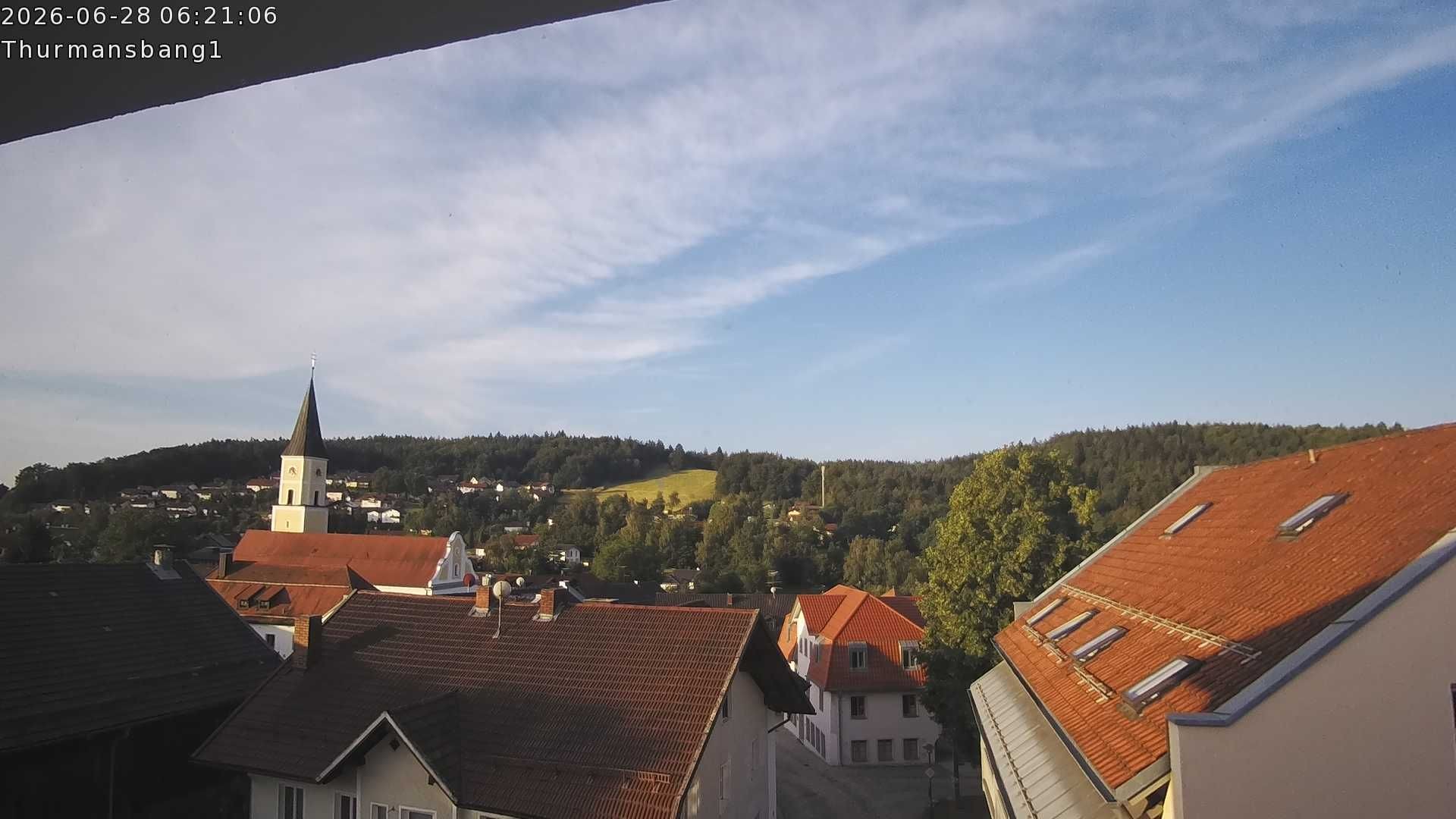 Archived image Webcam Thurmansbang village