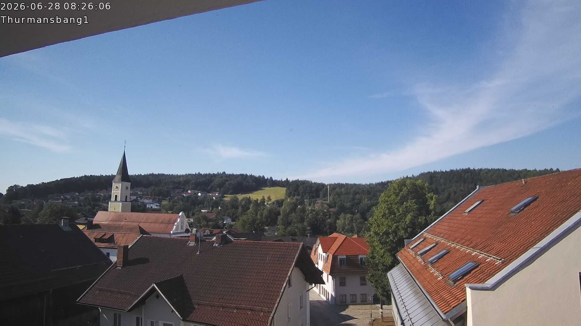 Archived image Webcam Thurmansbang village