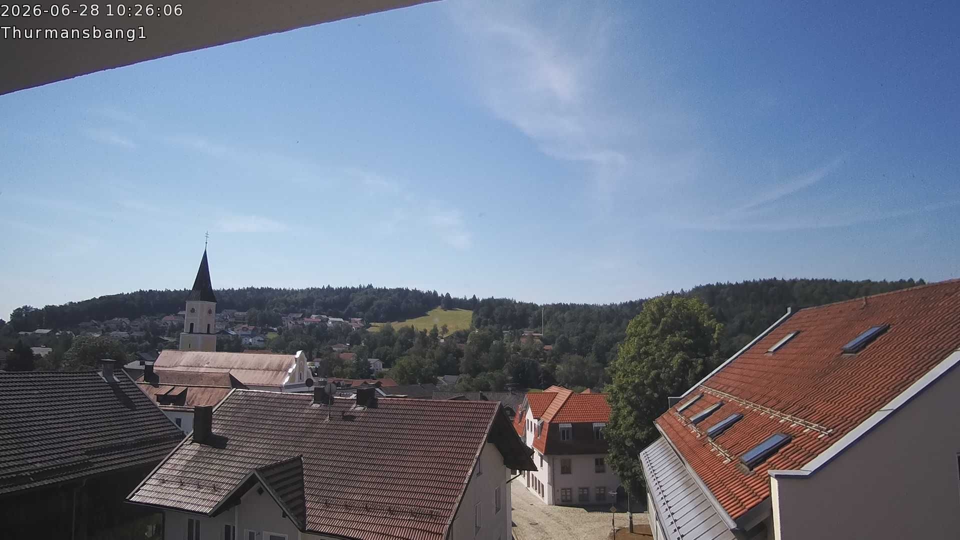 Archived image Webcam Thurmansbang village