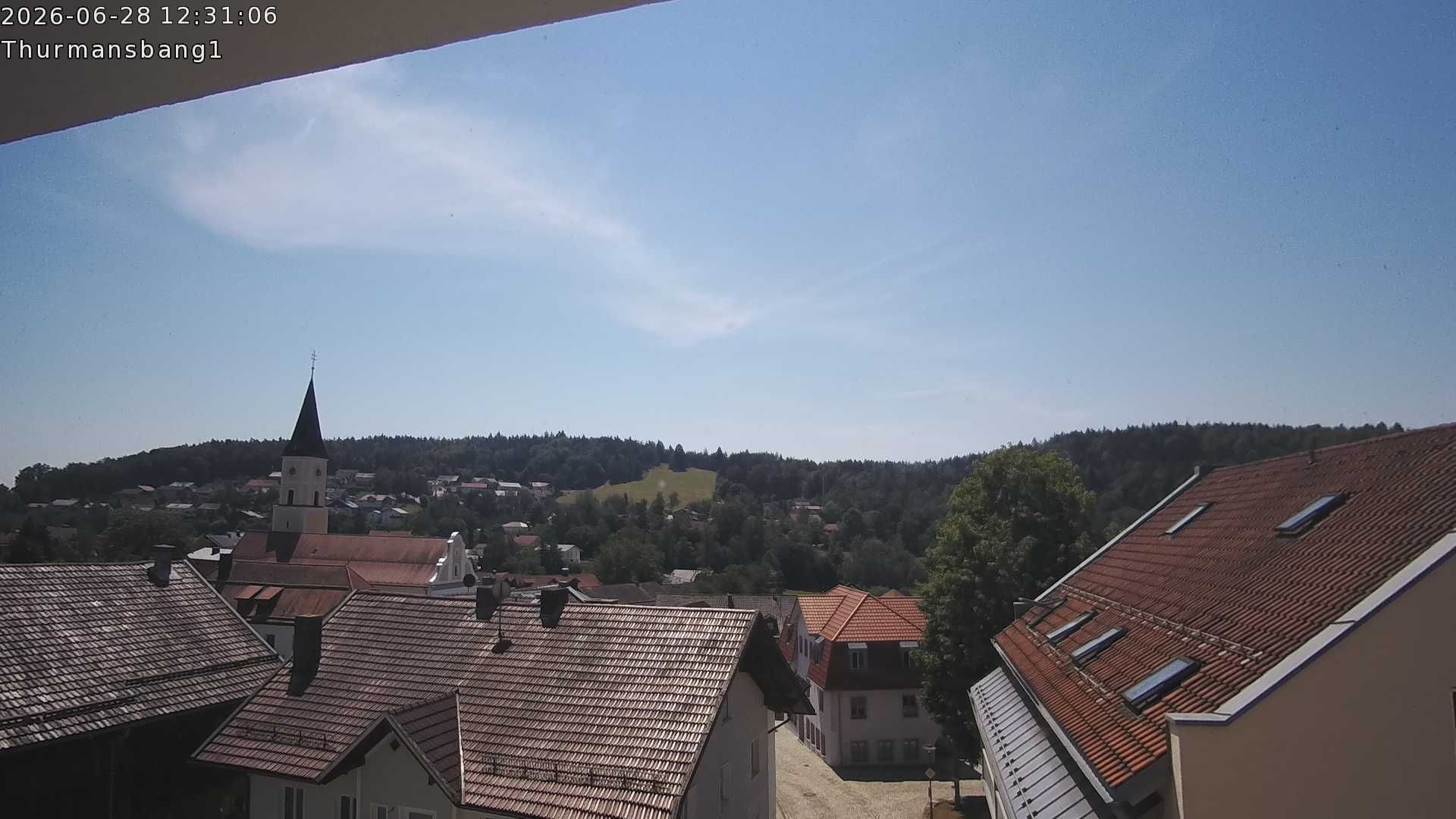 Archiv Foto Webcam Blick auf Thurmansbang im Bayerischen Wald