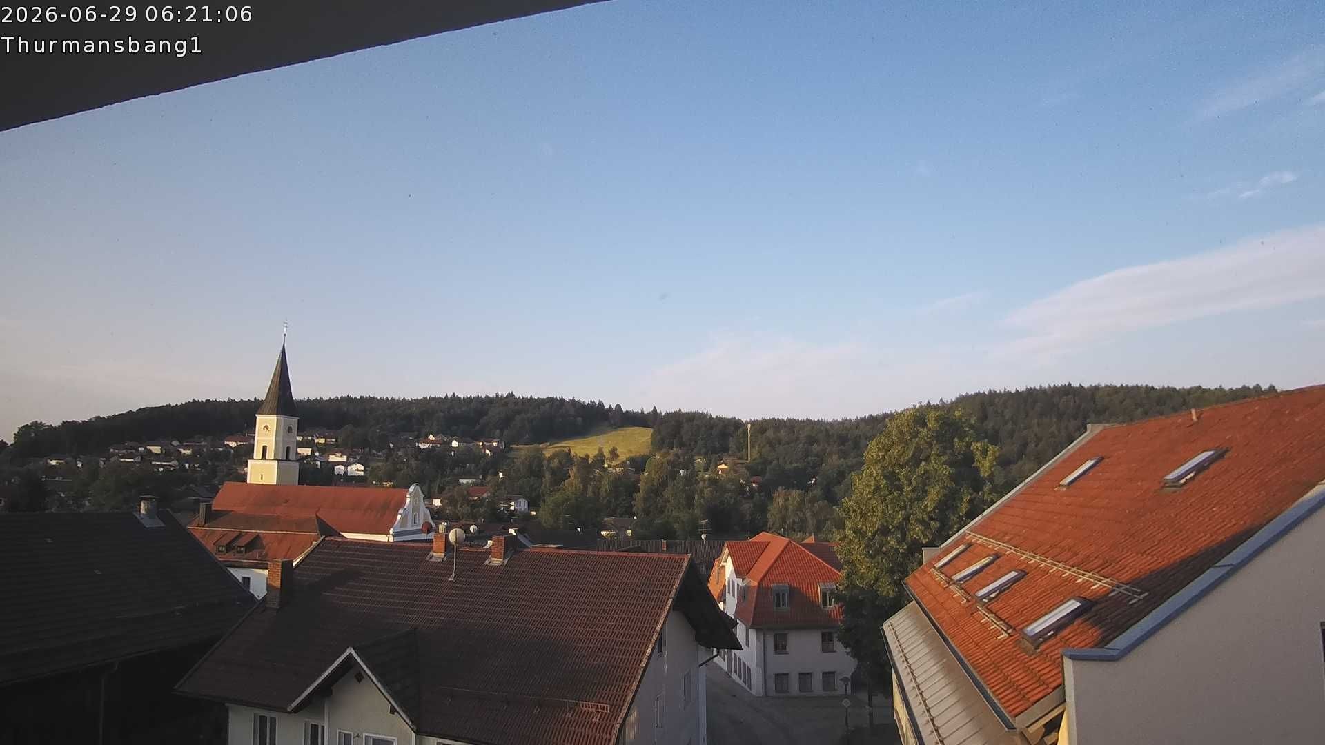 Archiv Foto Webcam Blick auf Thurmansbang im Bayerischen Wald