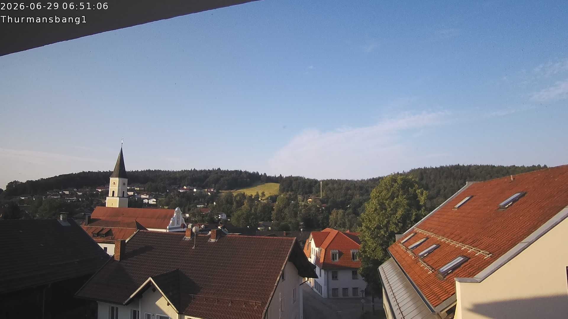 Archiv Foto Webcam Blick auf Thurmansbang im Bayerischen Wald