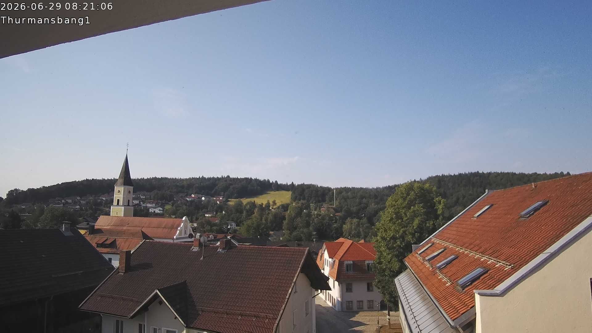 Archiv Foto Webcam Blick auf Thurmansbang im Bayerischen Wald