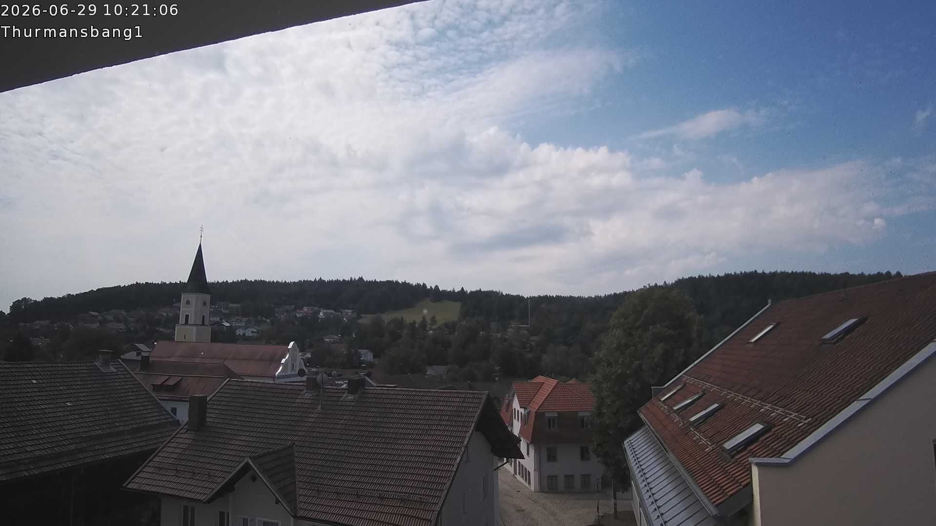 Archiv Foto Webcam Blick auf Thurmansbang im Bayerischen Wald