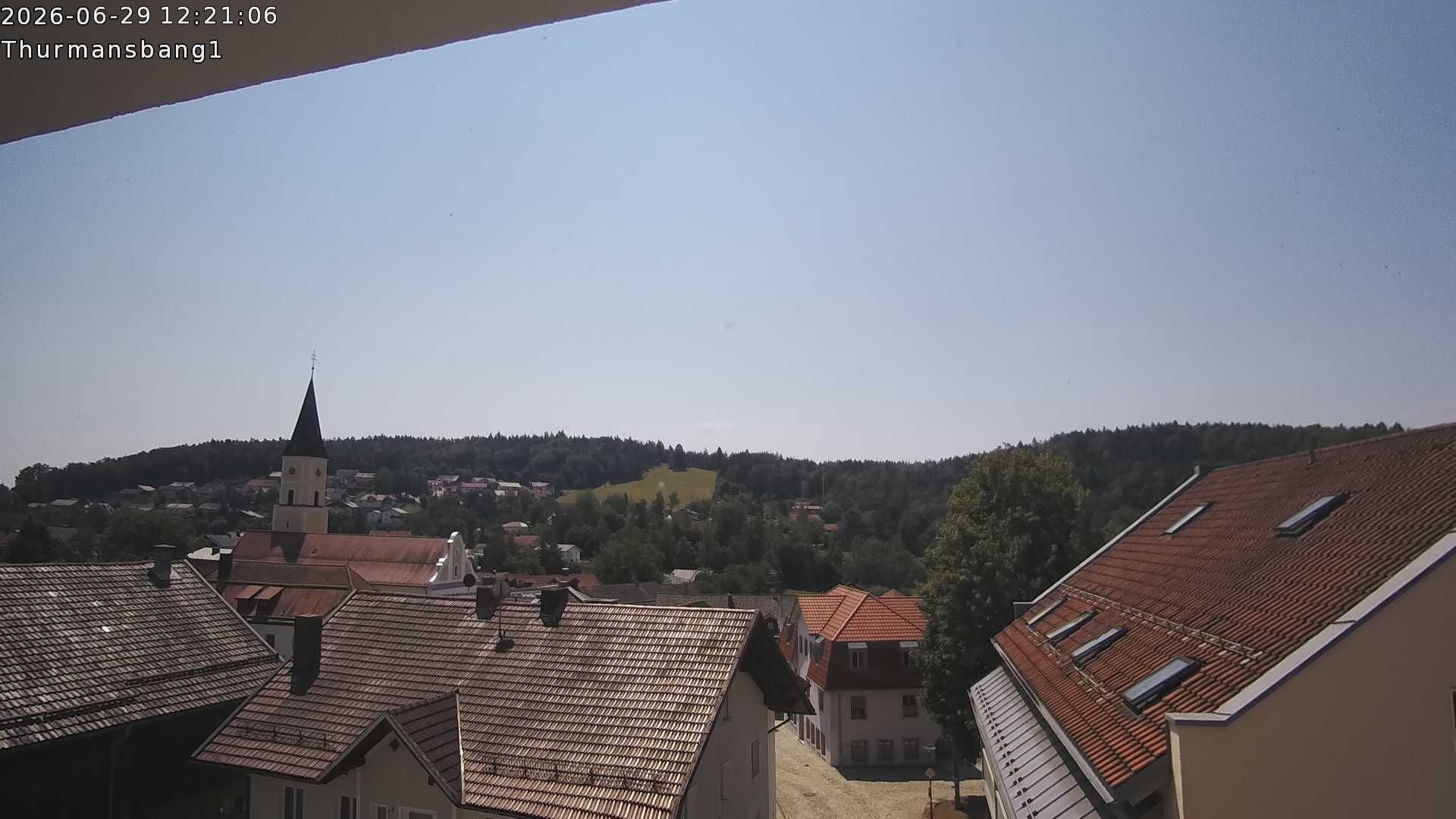 Archiv Foto Webcam Blick auf Thurmansbang im Bayerischen Wald
