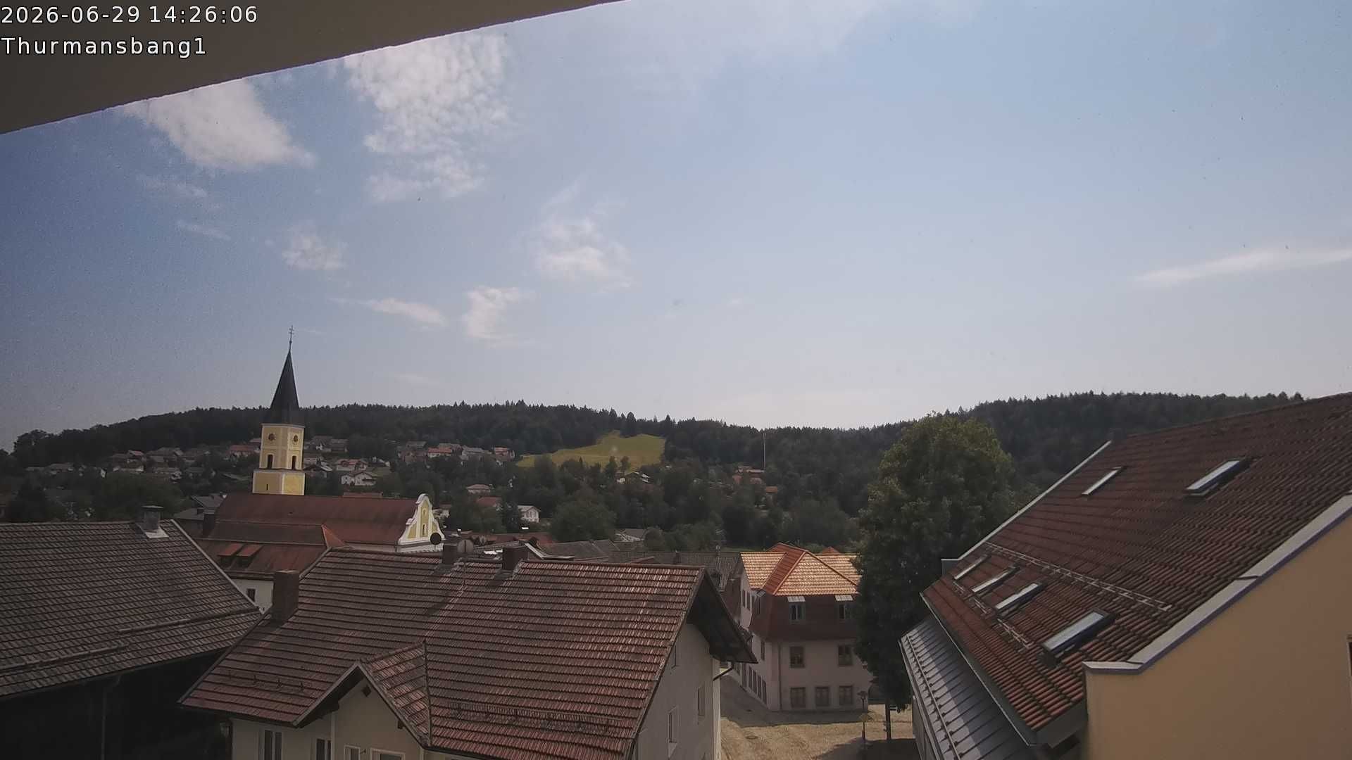 Archiv Foto Webcam Blick auf Thurmansbang im Bayerischen Wald