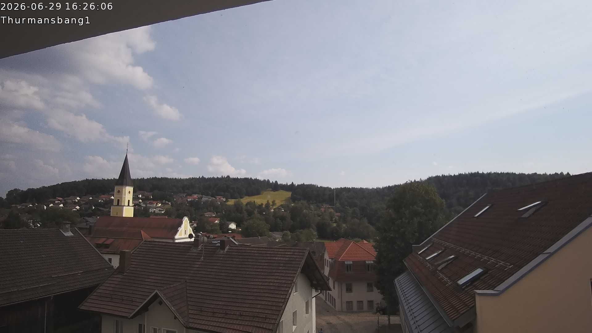 Archiv Foto Webcam Blick auf Thurmansbang im Bayerischen Wald