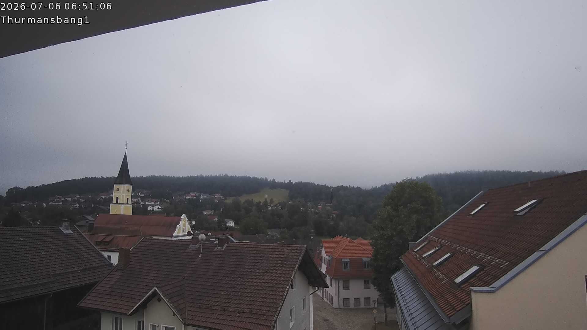 Archived image Webcam Thurmansbang village