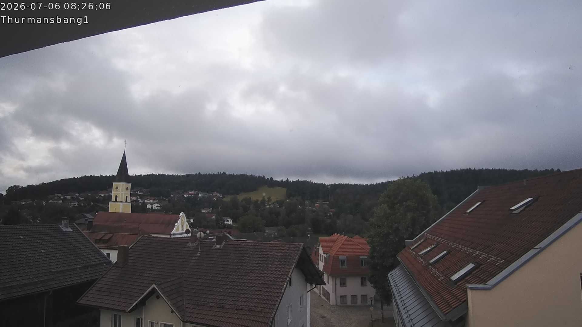 Archived image Webcam Thurmansbang village